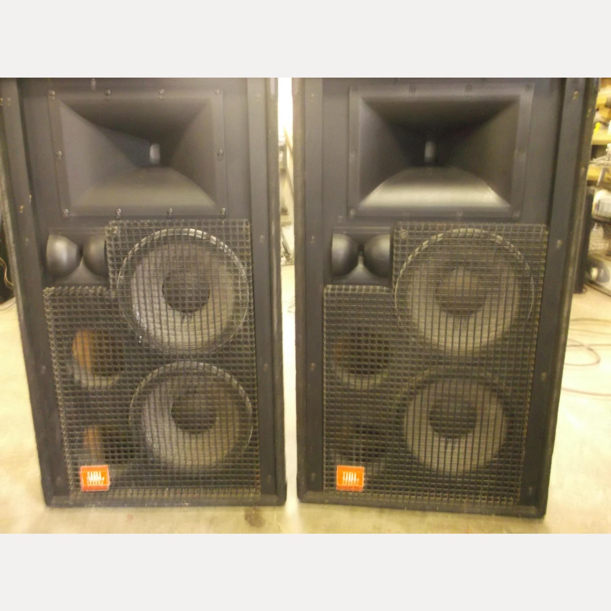 Used JBL Speakers (2) SR 4732a Sweetwater's Gear Exchange