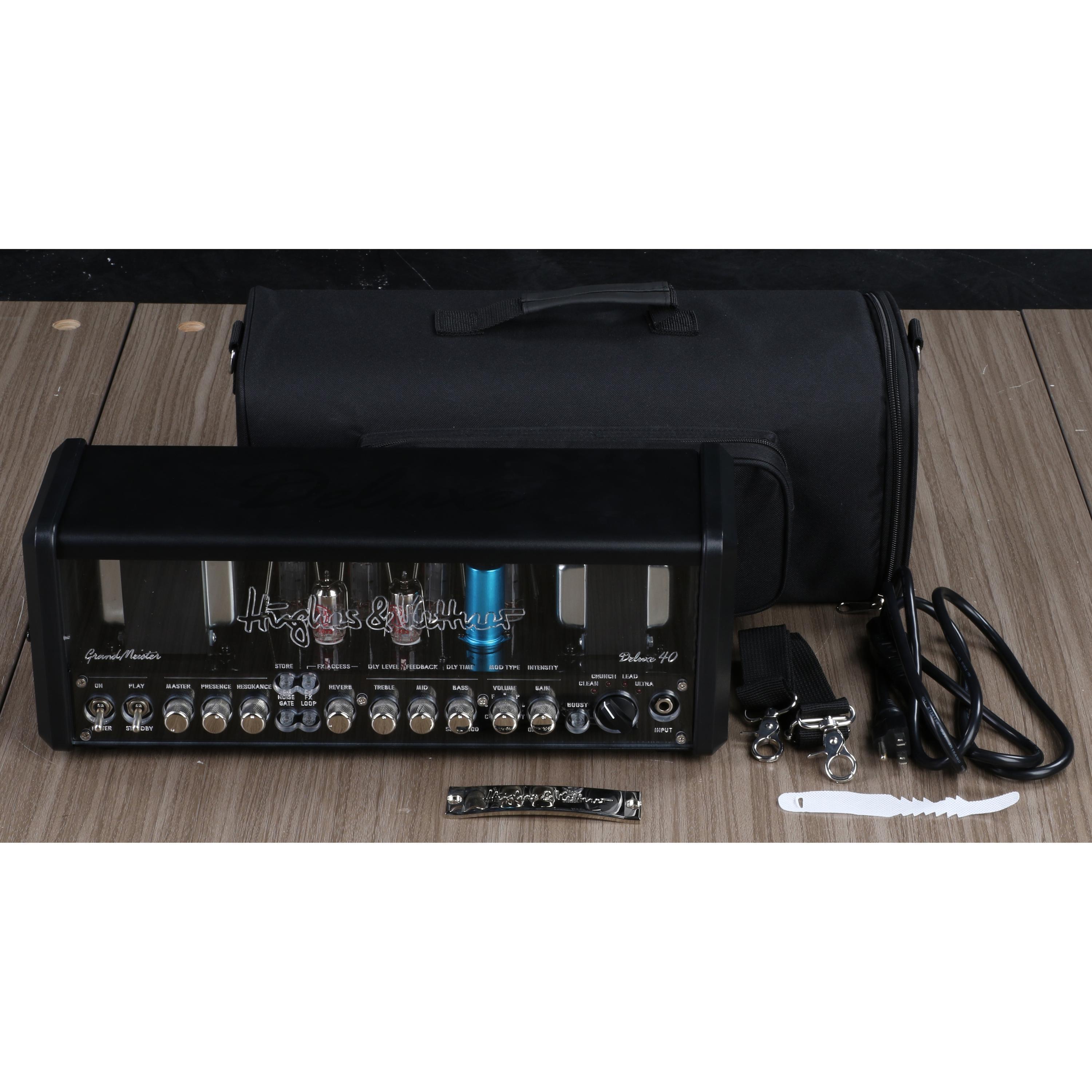 Hughes &amp; Kettner GrandMeister Deluxe Testata Tubi 40W - Ampli Programmabile Per Chitarra