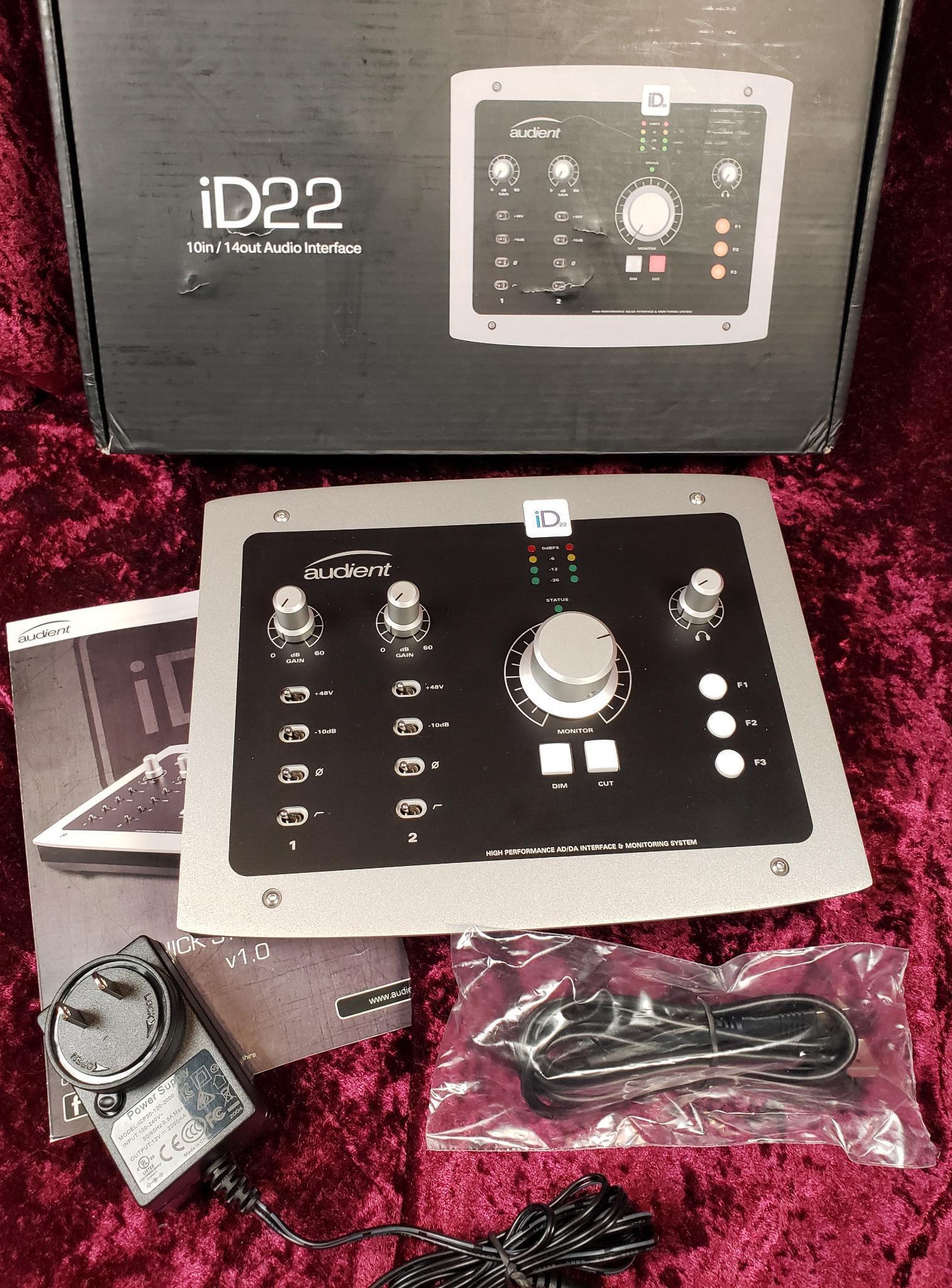 Used Audient iD22 audio interface - Sweetwater's Gear Exchange