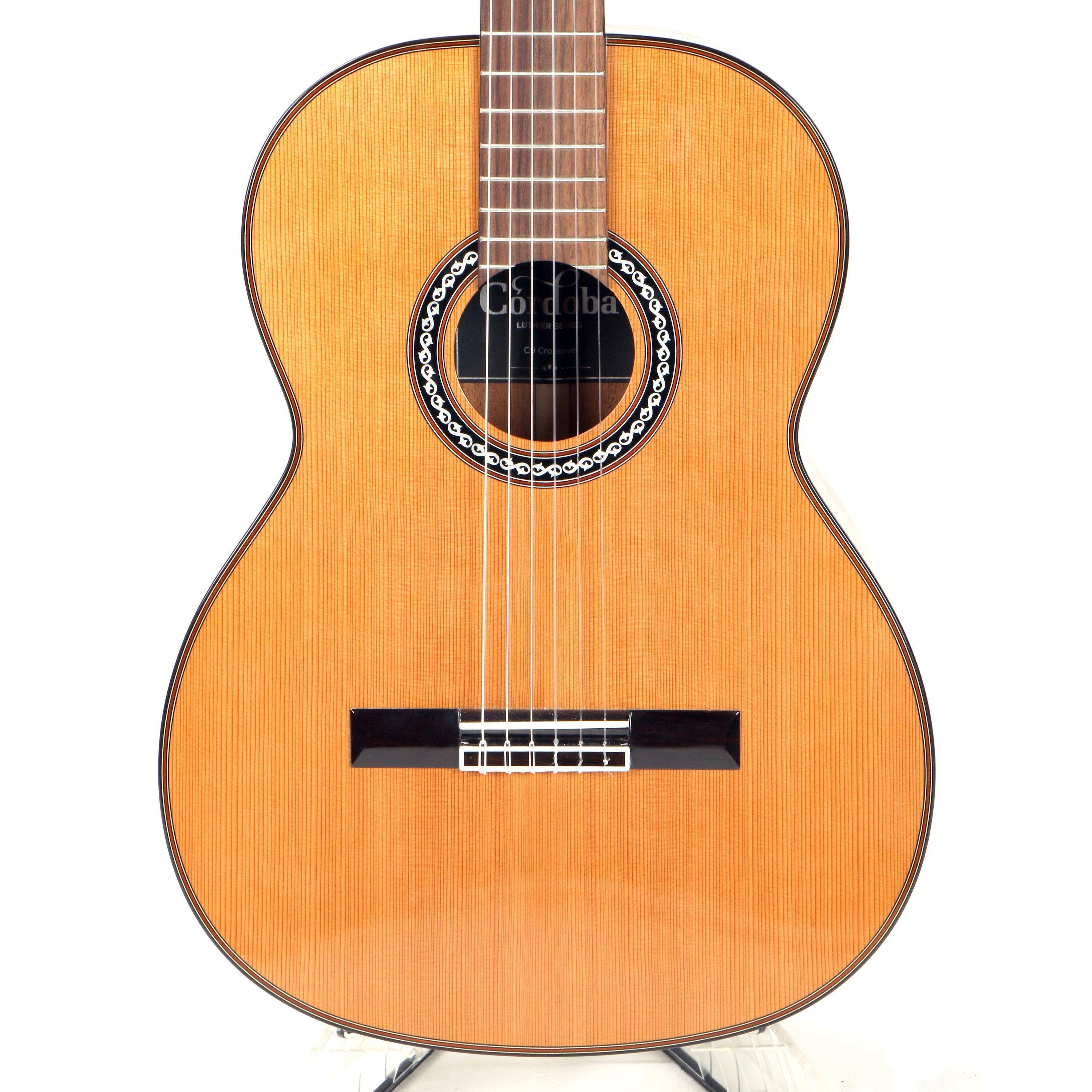 Used Cordoba C9 Crossover, Nylon String Acoustic Guitar Cedar Top