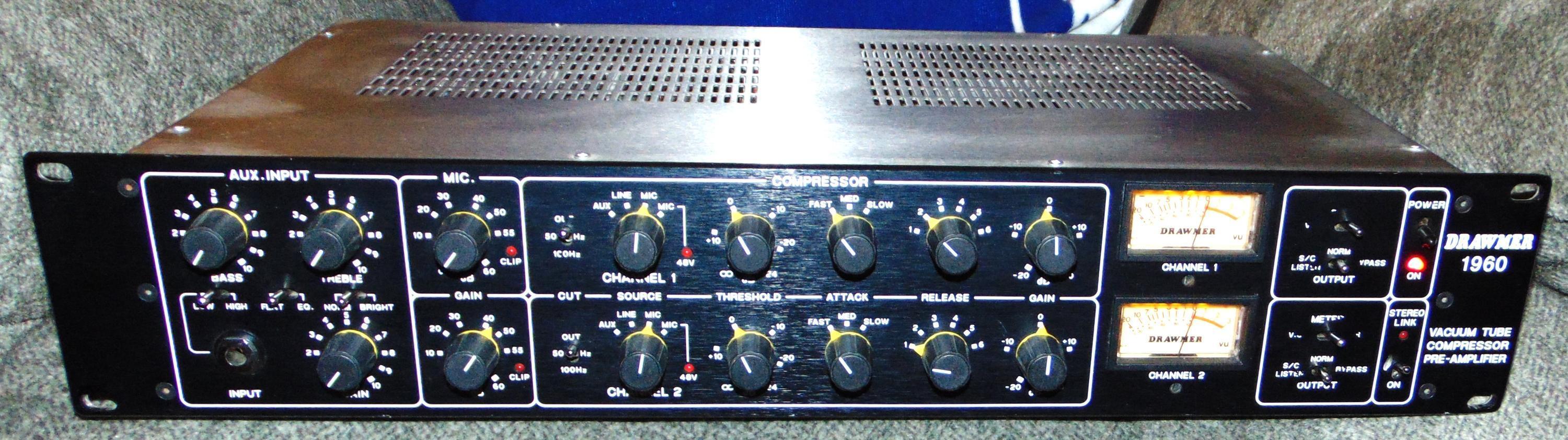 Used Drawmer 1960 2-Channel Mic Pre / Compressor