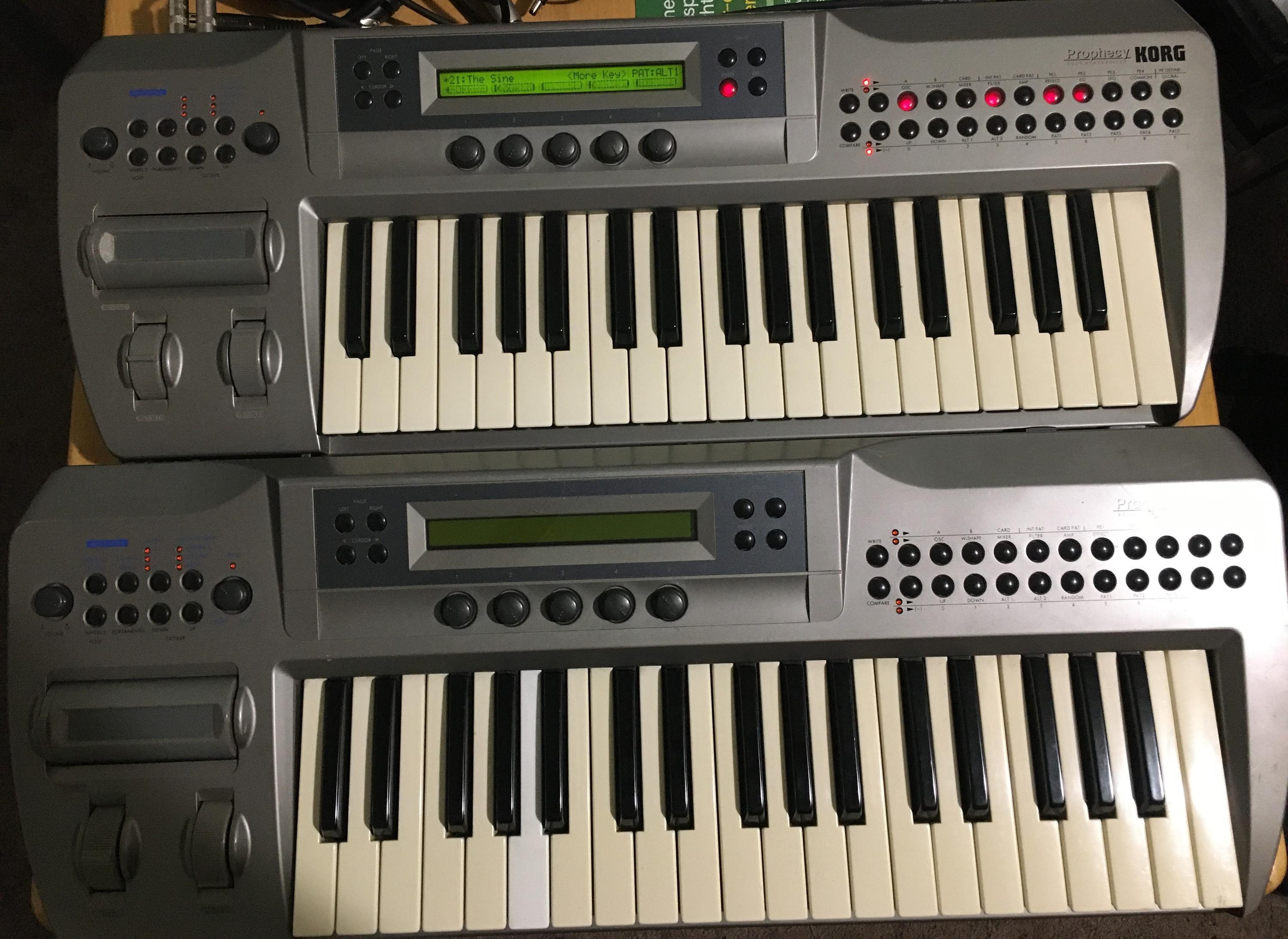 Used Korg TWO KORG PROPHECY ONE - Sweetwater's Gear Exchange