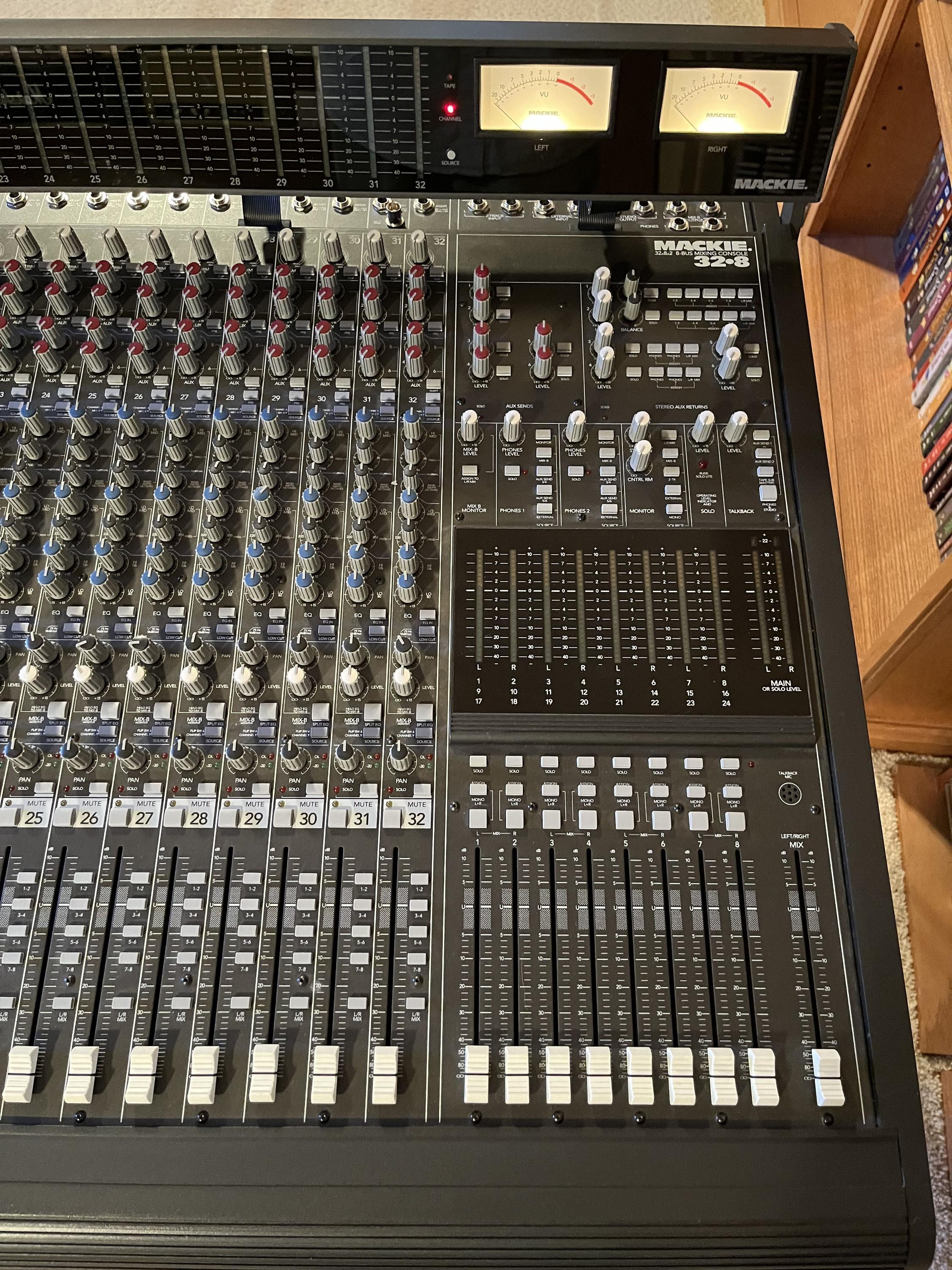 Used Mackie 32x8: 8 Bus Recording/PA Console