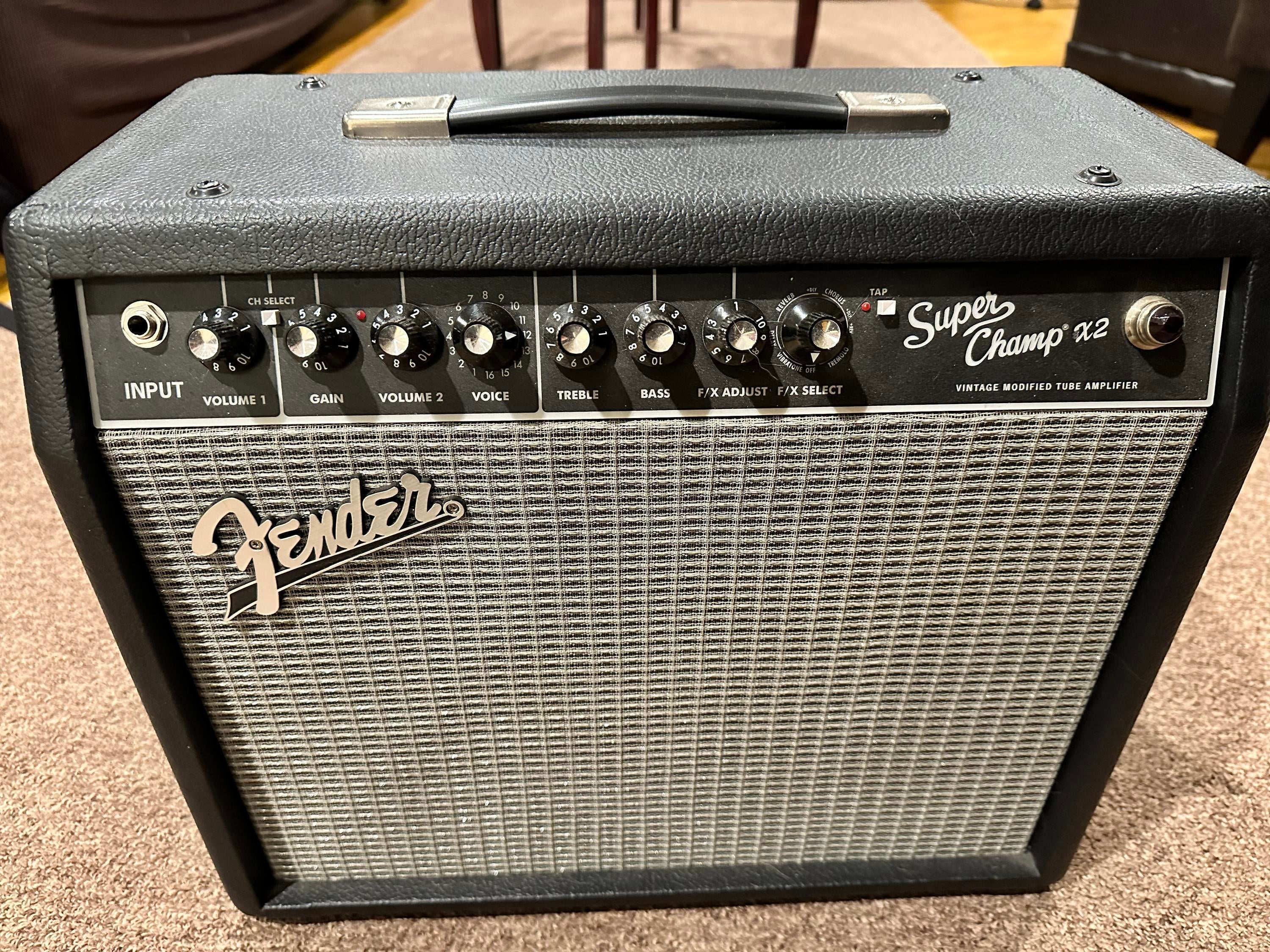 Used fender super champ outlet x2