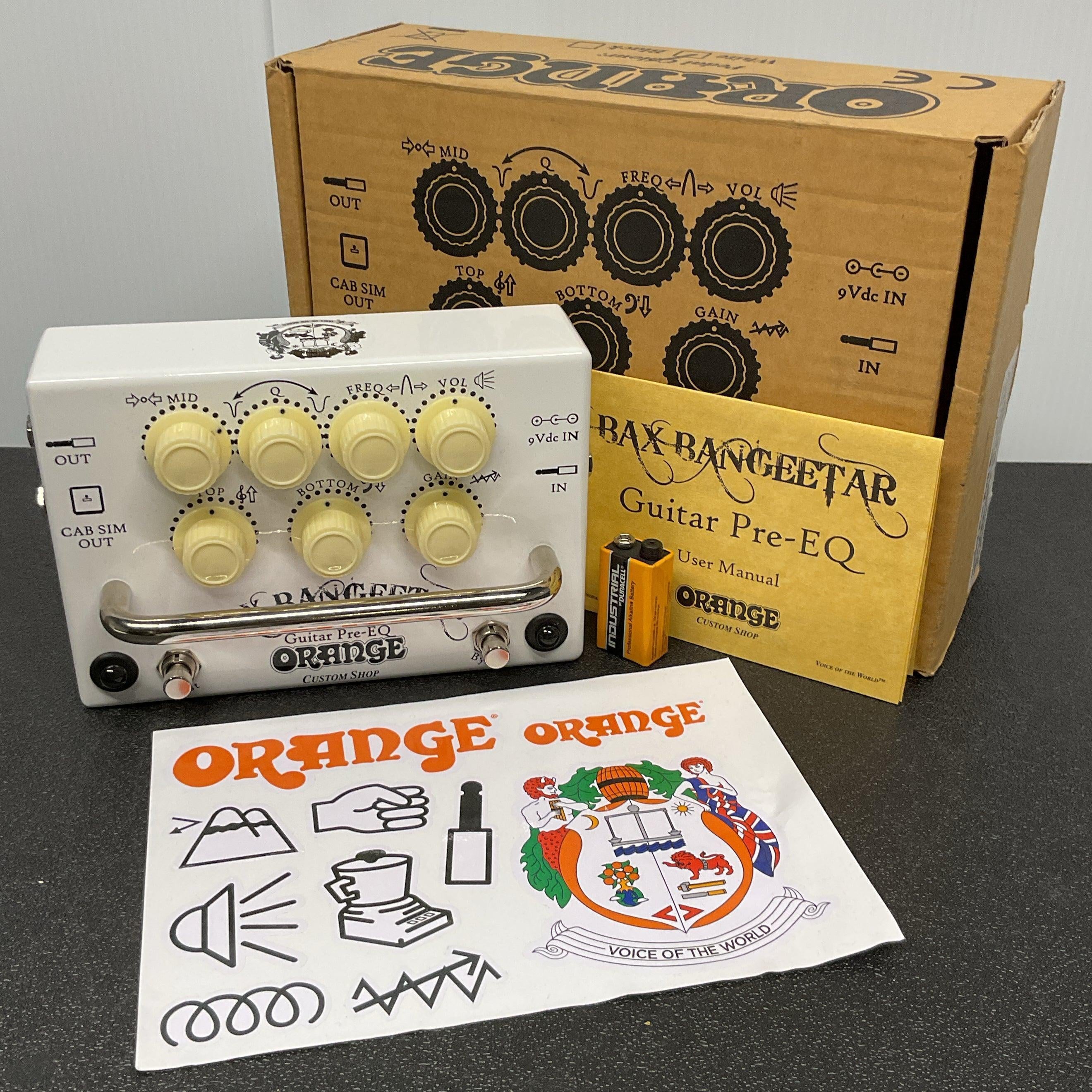 Orange Bax Bangeetar ホワイト Orange Bax Bangeetar Guitar Pre-EQ White 《エフェクター》 : ギター
