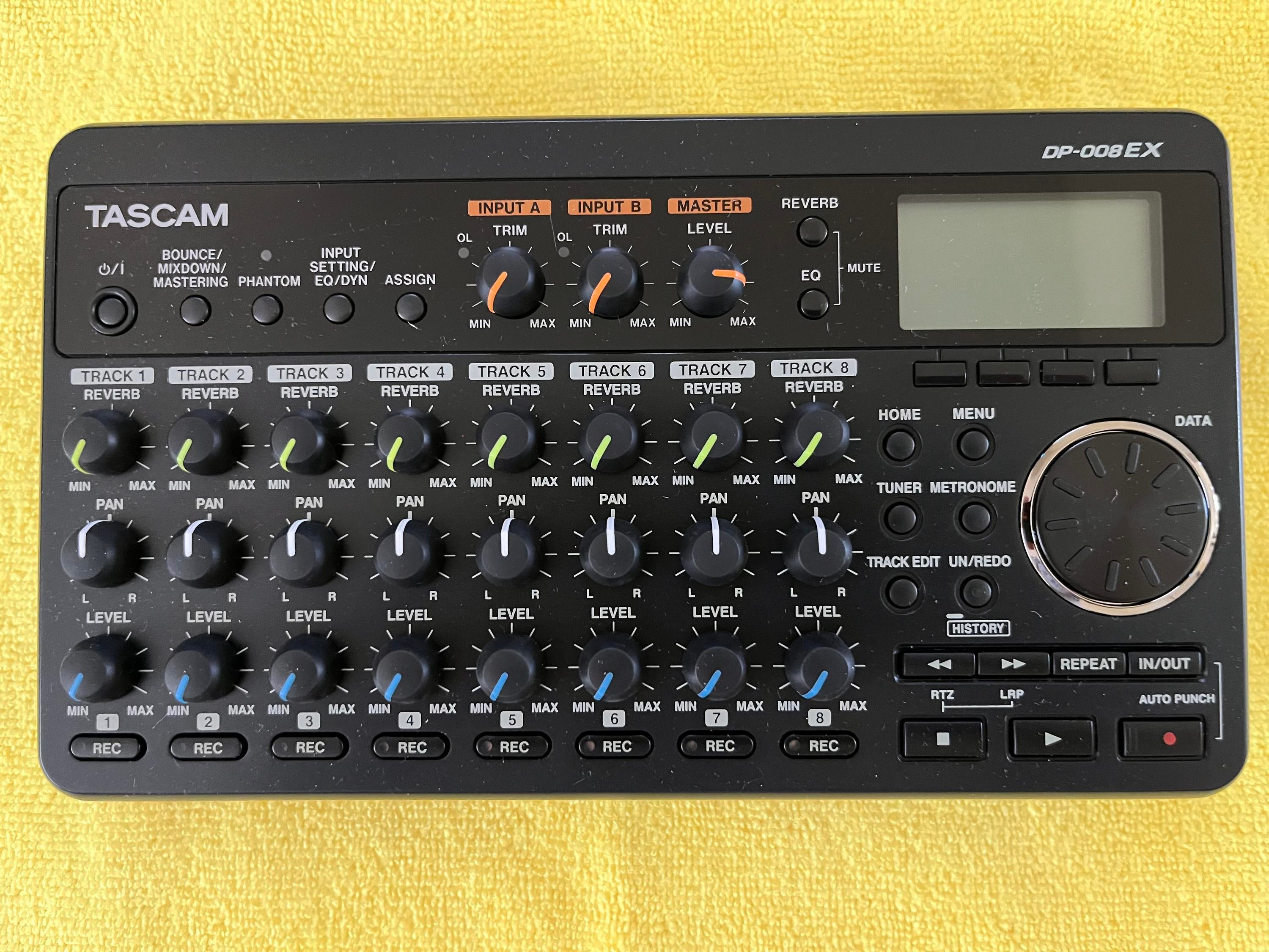 Used Tascam DP-008EX 8-track - Sweetwater's Gear Exchange