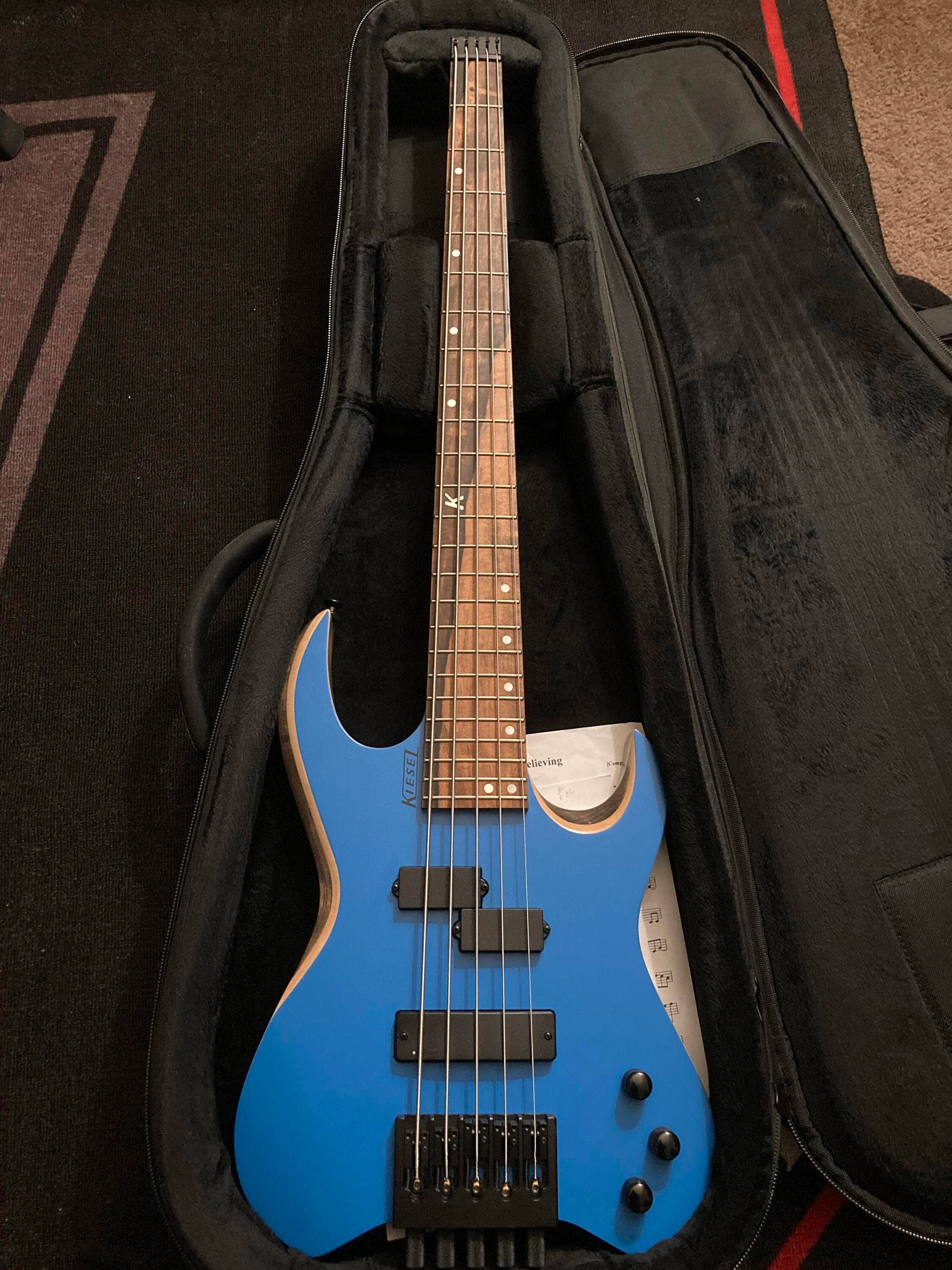 Used Kiesel 2017 Kiesel Vader 5 String Electric Bass Guitar