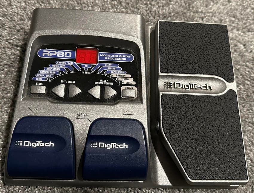 Digitech Used DigiTech RP80 Modeling Guitar Sweetwater's Gear Exchange