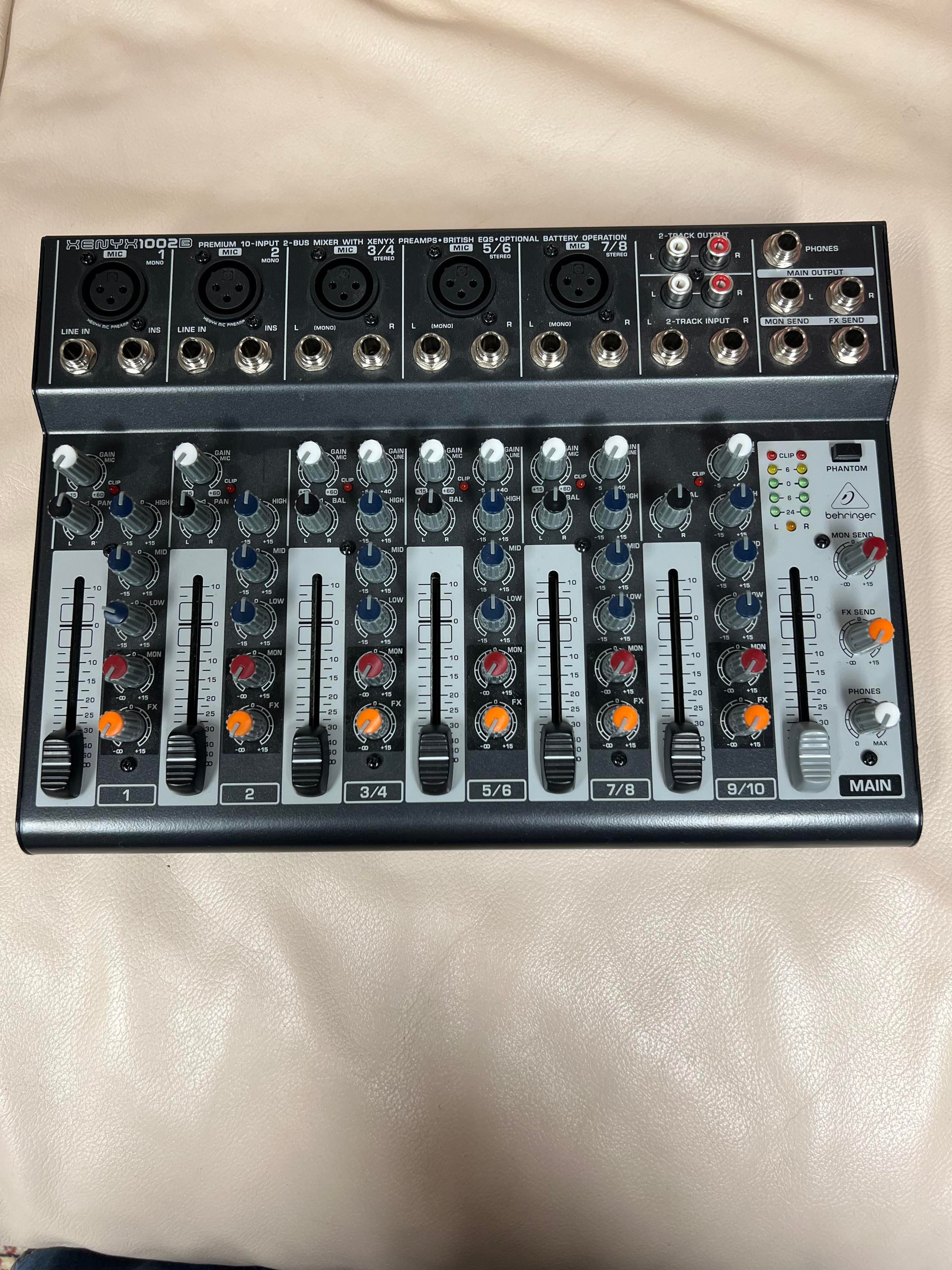 Used Behringer Xenyx 1002B 10-channel Analog - Sweetwater's Gear