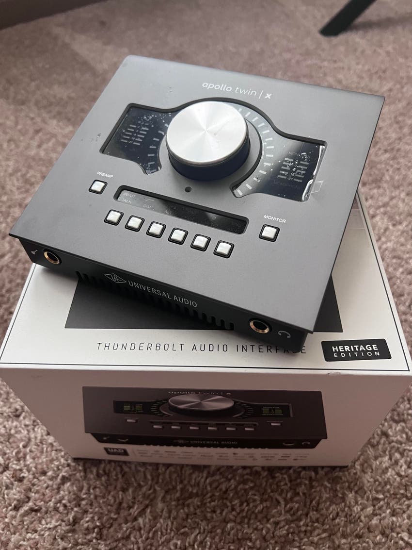 Used Universal Audio Apollo Twin X DUO Heritage Edition 10x6 Thunderbolt Audio Interface with