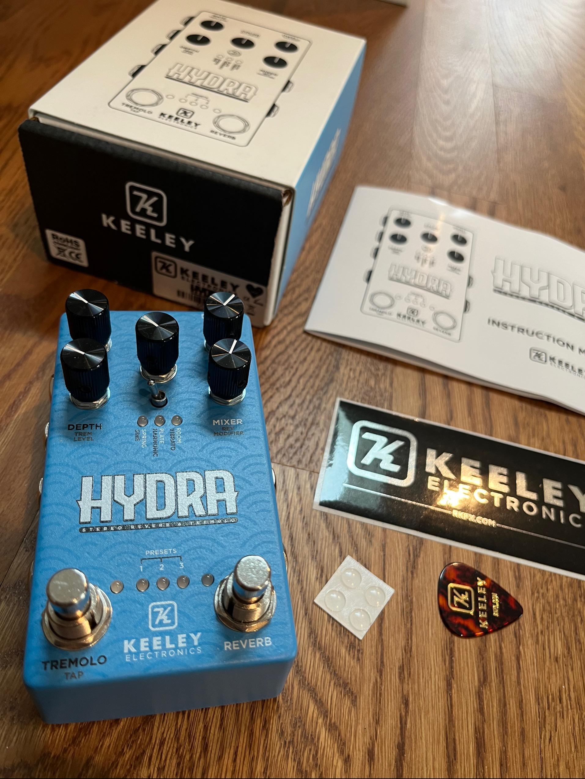 Used Keeley Hydra Stereo Reverb & - Sweetwater's Gear Exchange