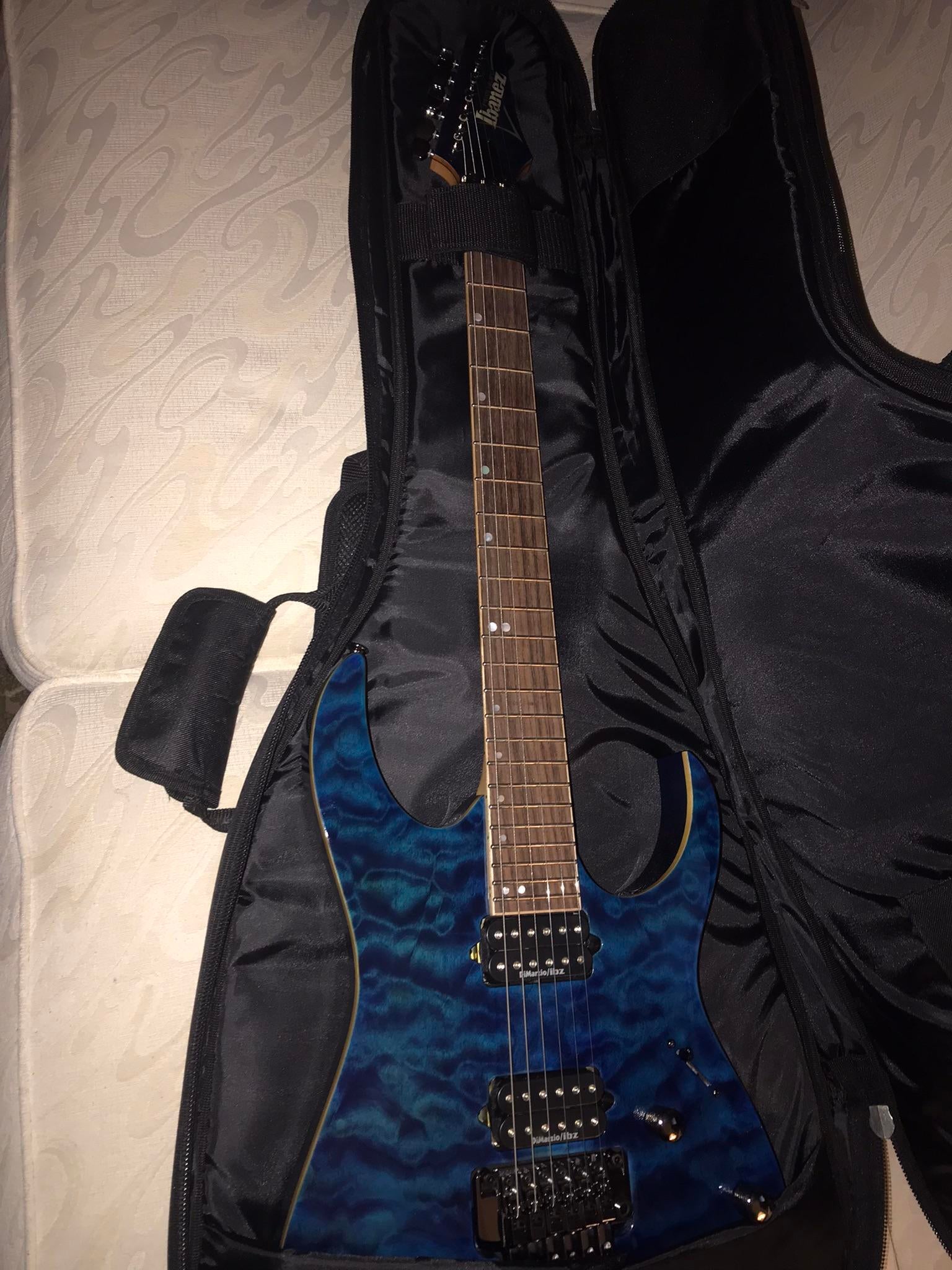 Used Ibanez Premium RG920 QMZ CBE - Sweetwater's Gear Exchange