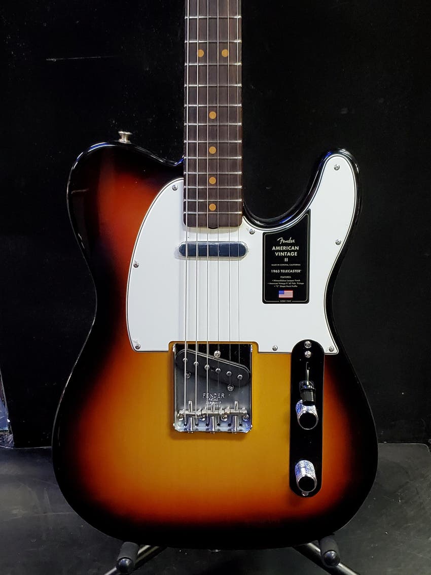 American Vintage II 1963 Telecaster Electric Guitar - 3-tone Sunburst