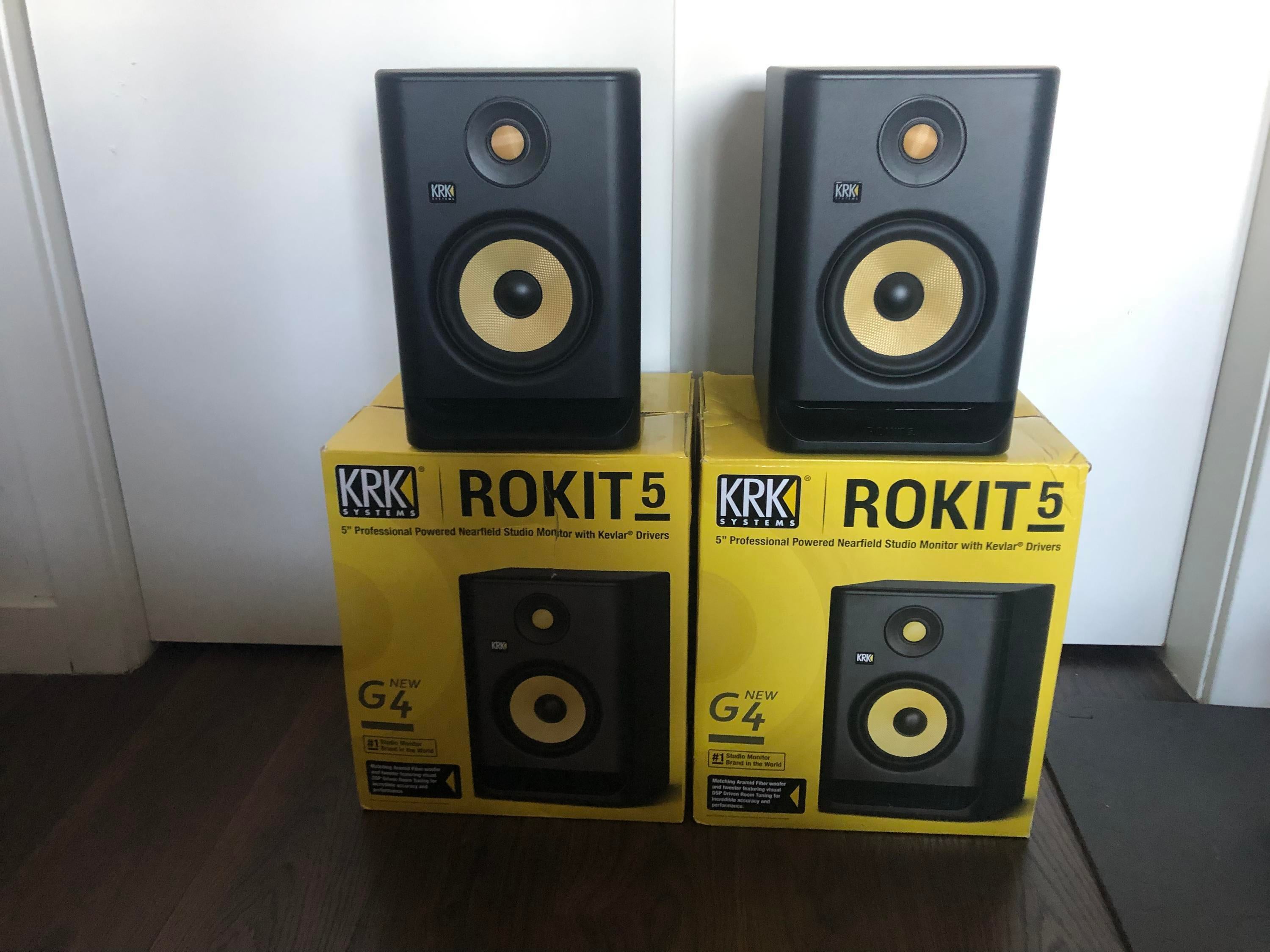 krk bookshelf speakers