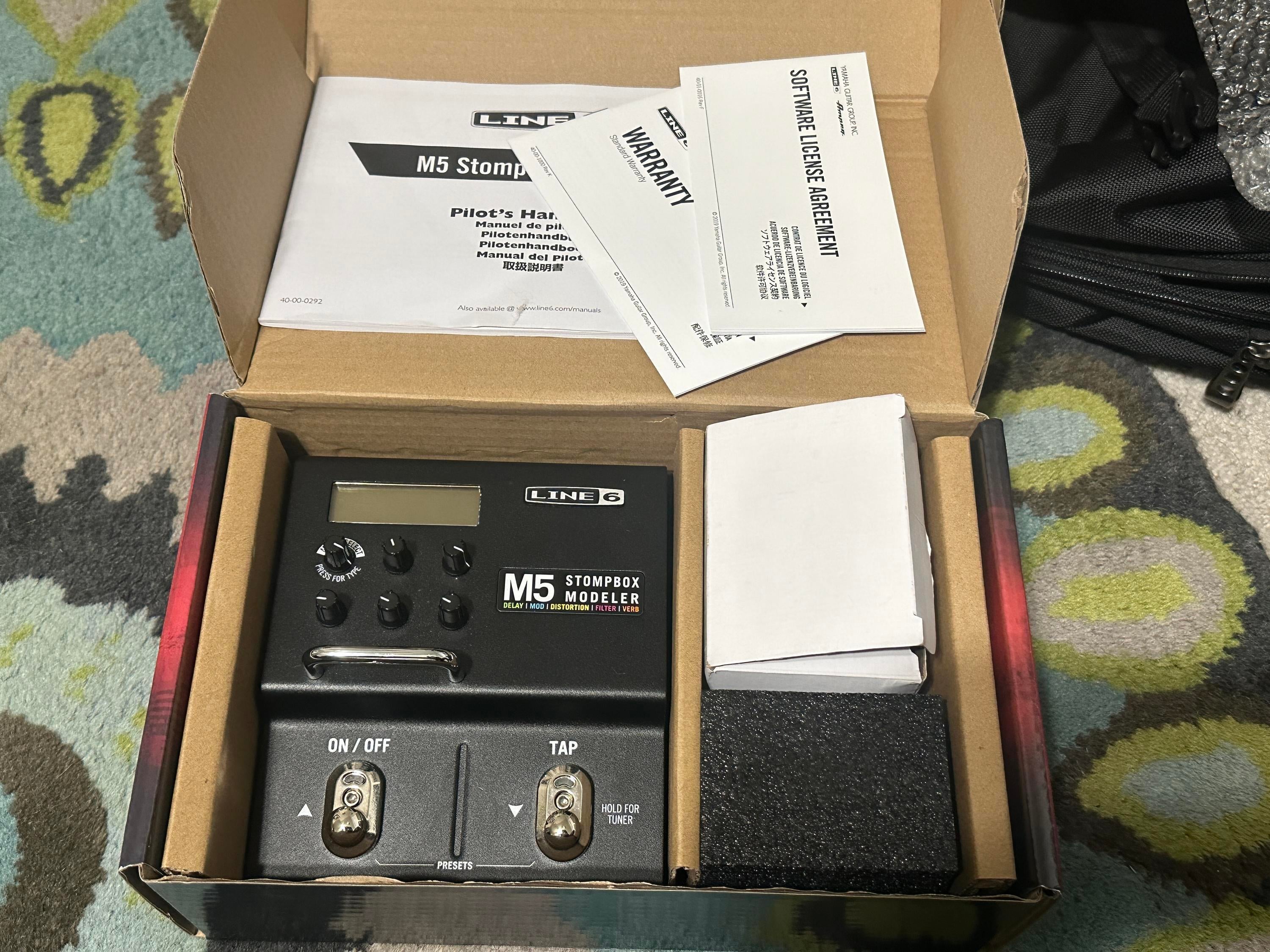 Used Line 6 M5 Stompbox Modeler Pedal - Sweetwater's Gear Exchange