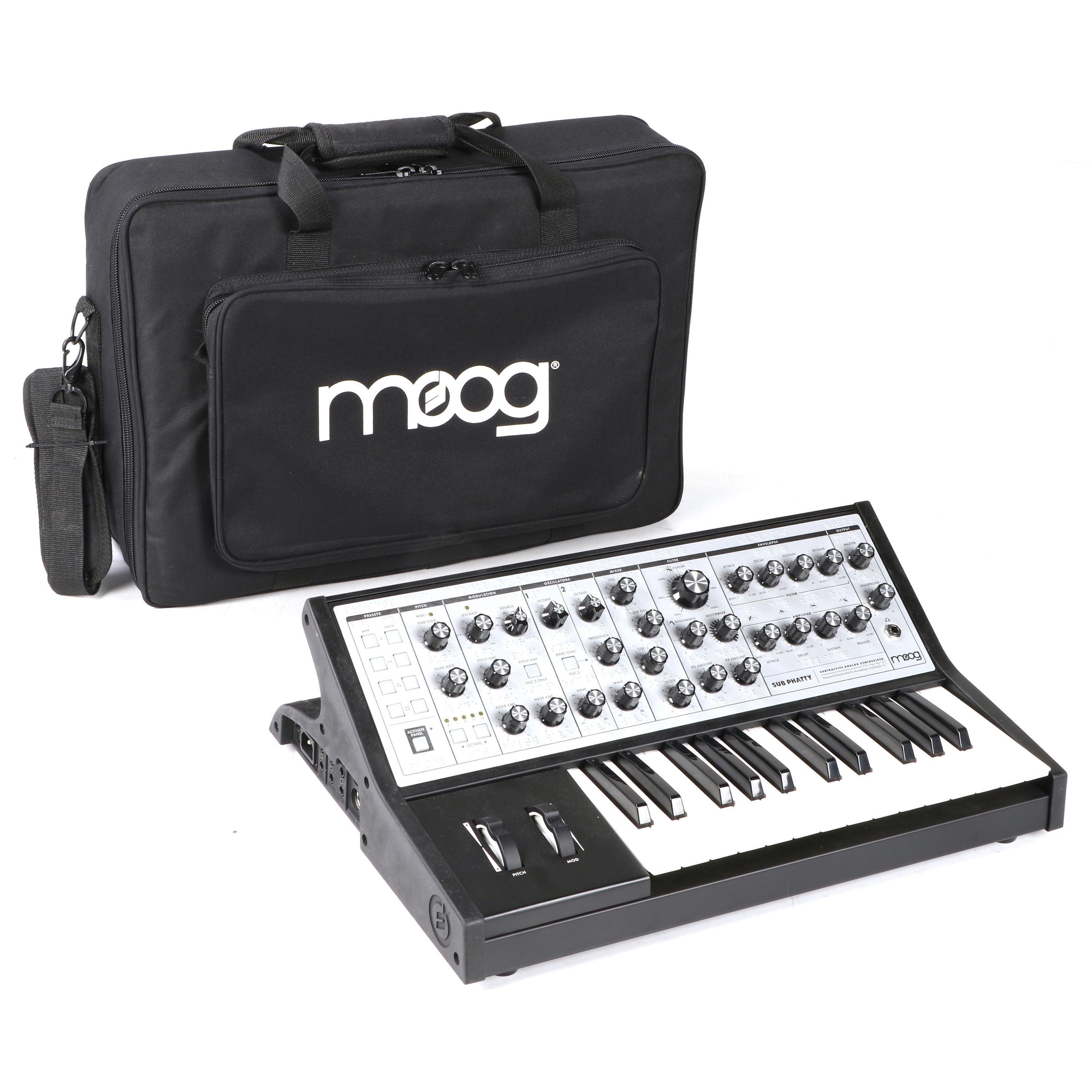 Used Moog Sub Phatty Special Edition Braille - Sweetwater's Gear