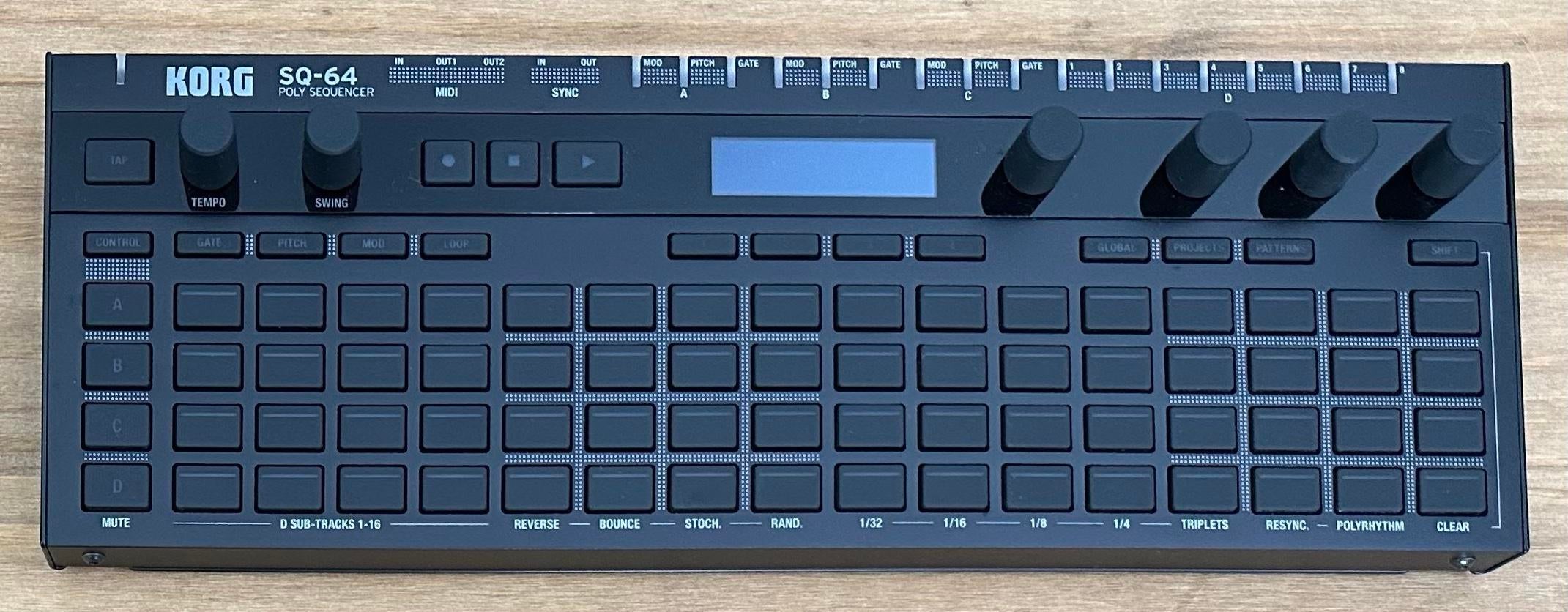 Used Korg SQ-64 Polyphonic Sequencer - Sweetwater's Gear Exchange