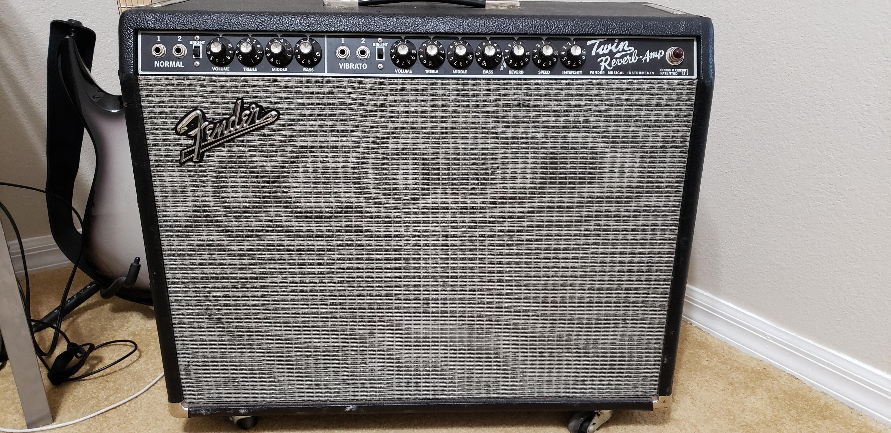 Used Fender '65 Twin Reverb 2x12-inch 85-watt Tube Combo Amp