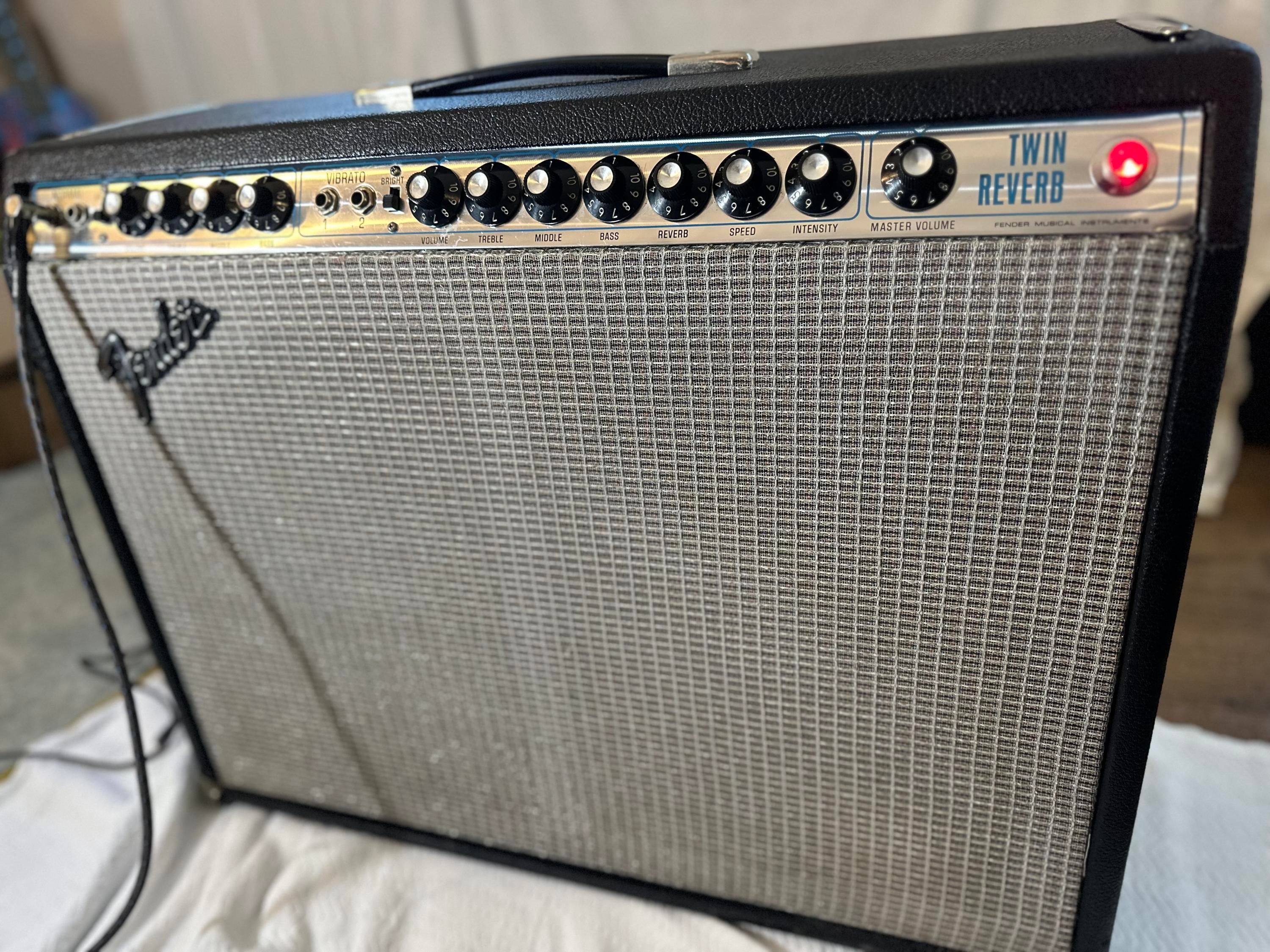 Used Fender Vintage 74’ Fender Twin Reverb in Great Condition!All  original-No Mods,No Upgrades,No Replaced Parts