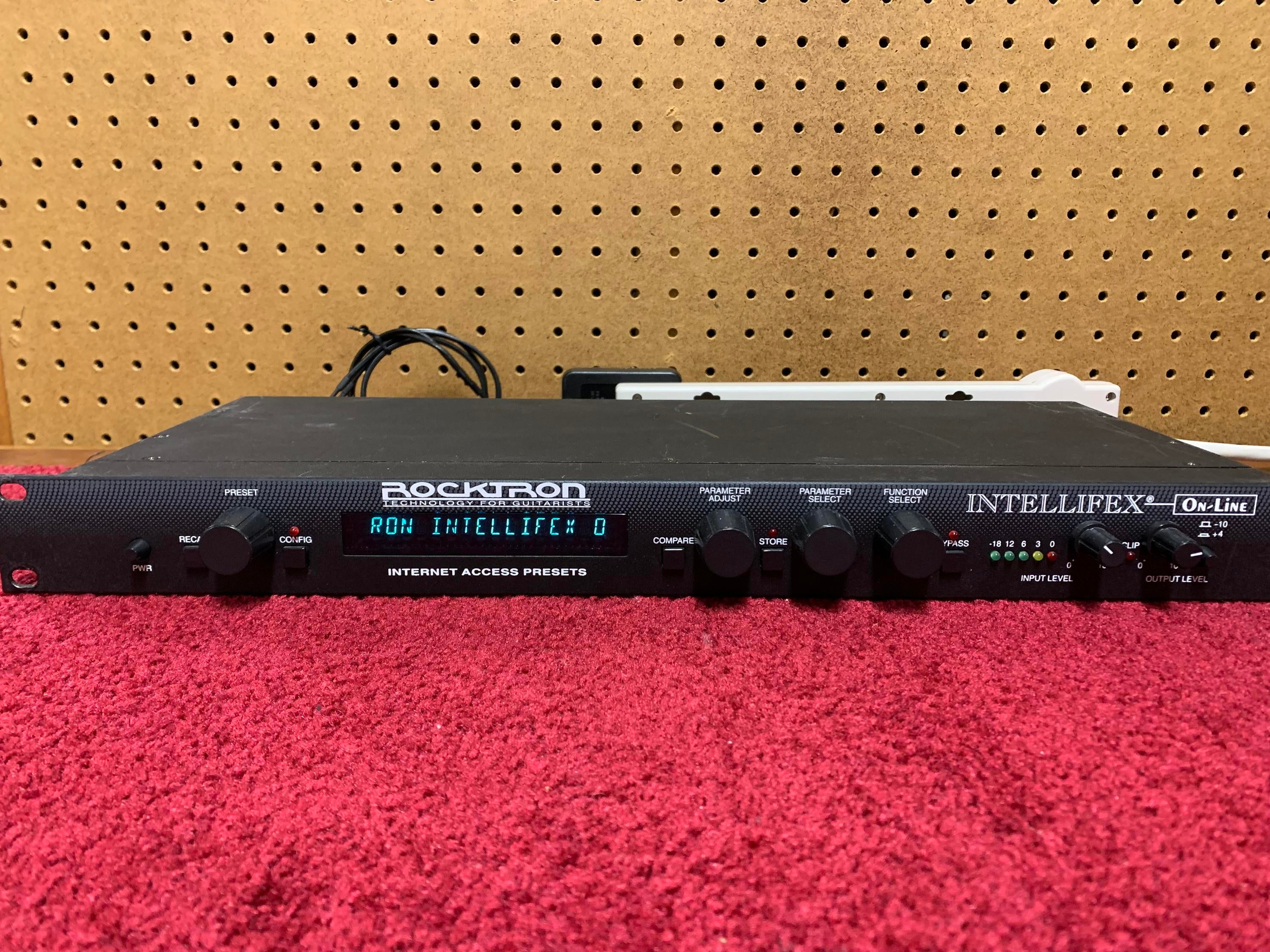 【本物保証お得】■Rocktron Intellifex ON-LINE 本体のみ ジャンク品 マルチエフェクター