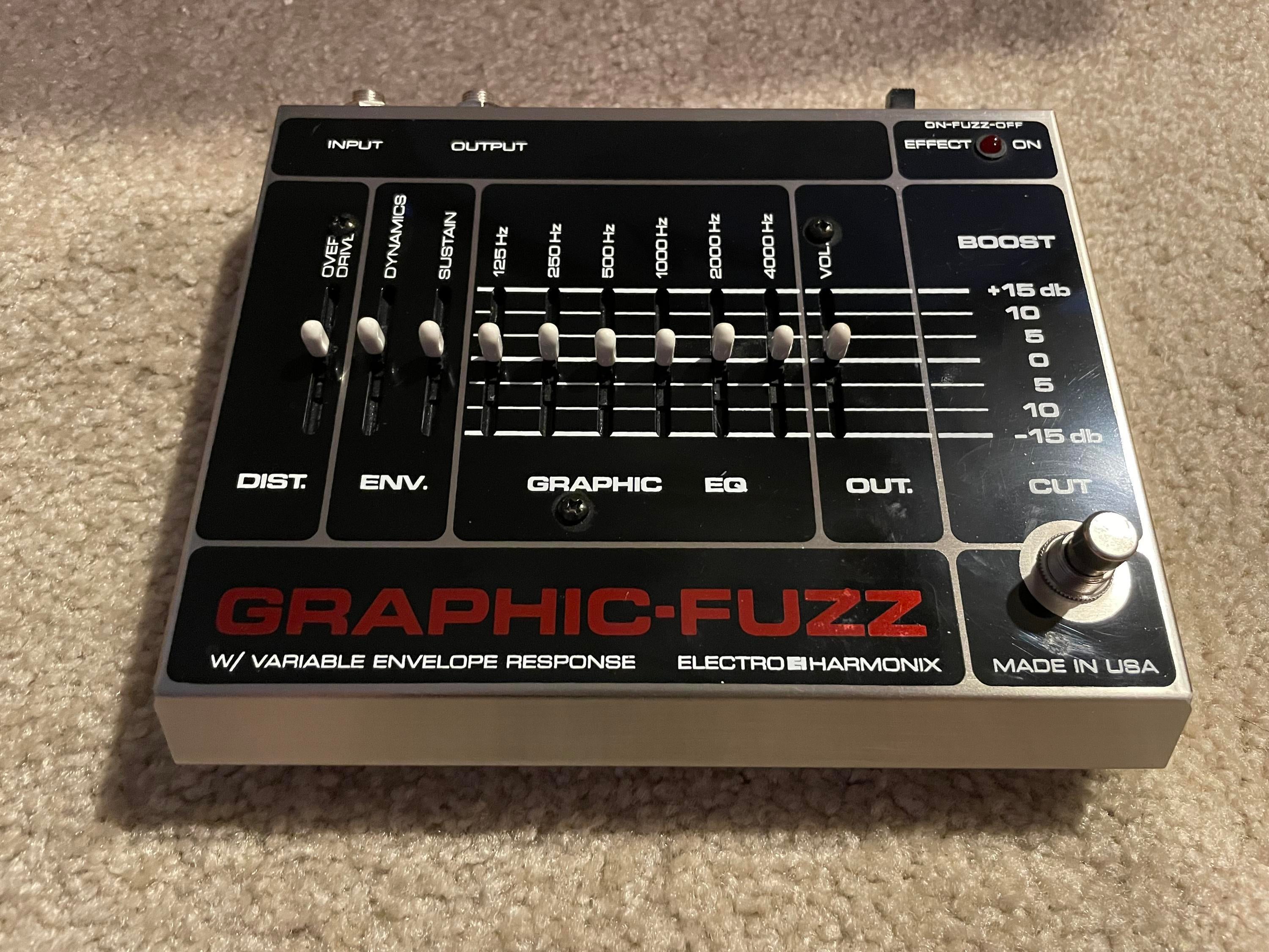 Used Electro-Harmonix Graphic Fuzz Pedal - Sweetwater's Gear Exchange