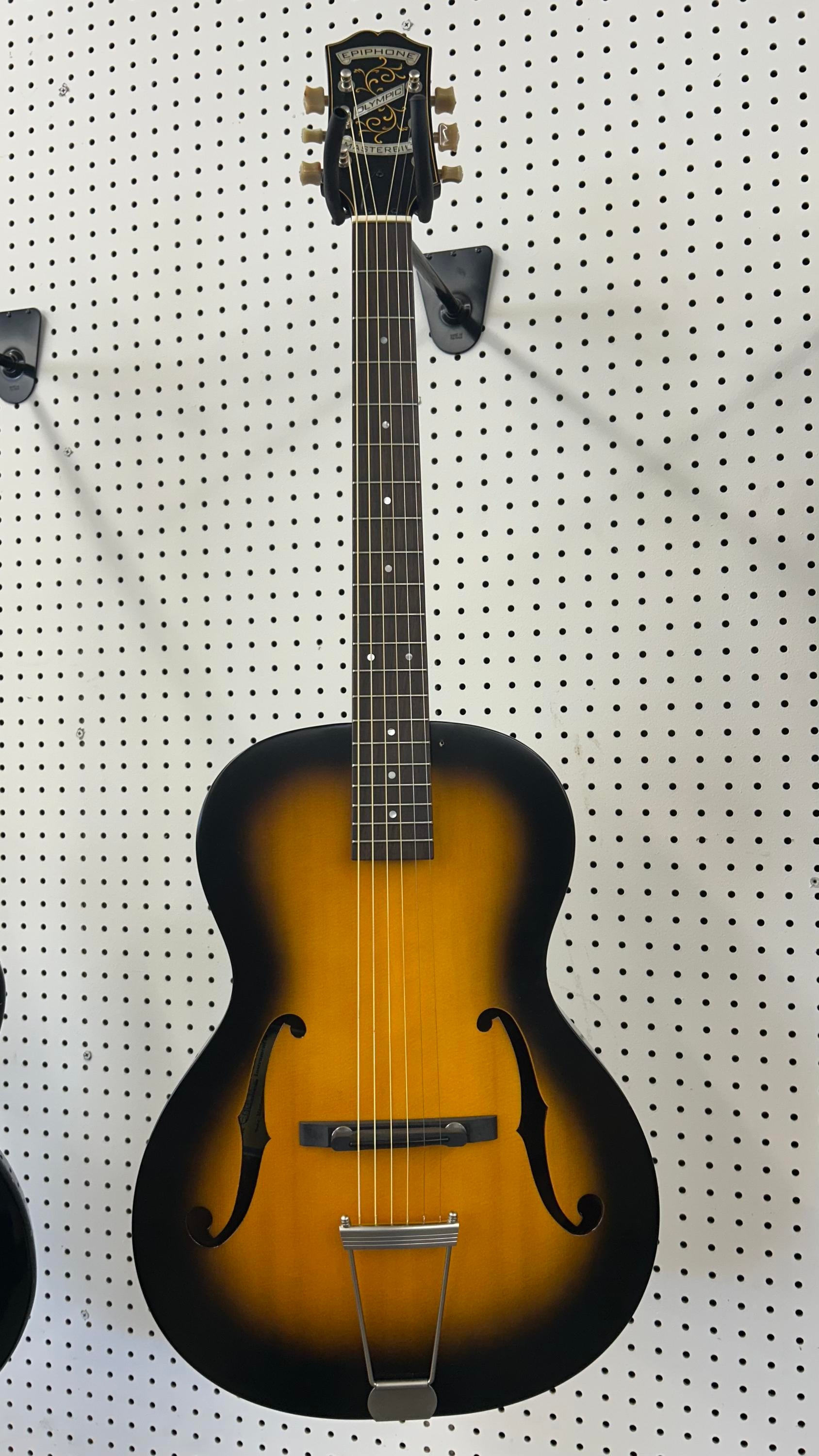 ギター epiphone Masterbilt Century OLYMPIC HB Epiphone Olympic Masterbilt Century Collection - Honeyburst