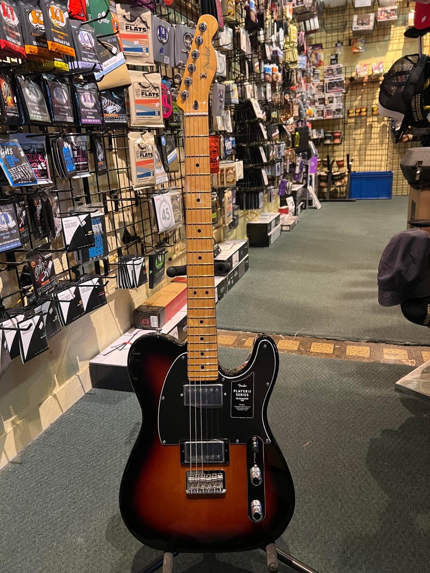 Player II Telecaster HH Electric Guitar - 3-color Sunburst with Maple Fingerboard