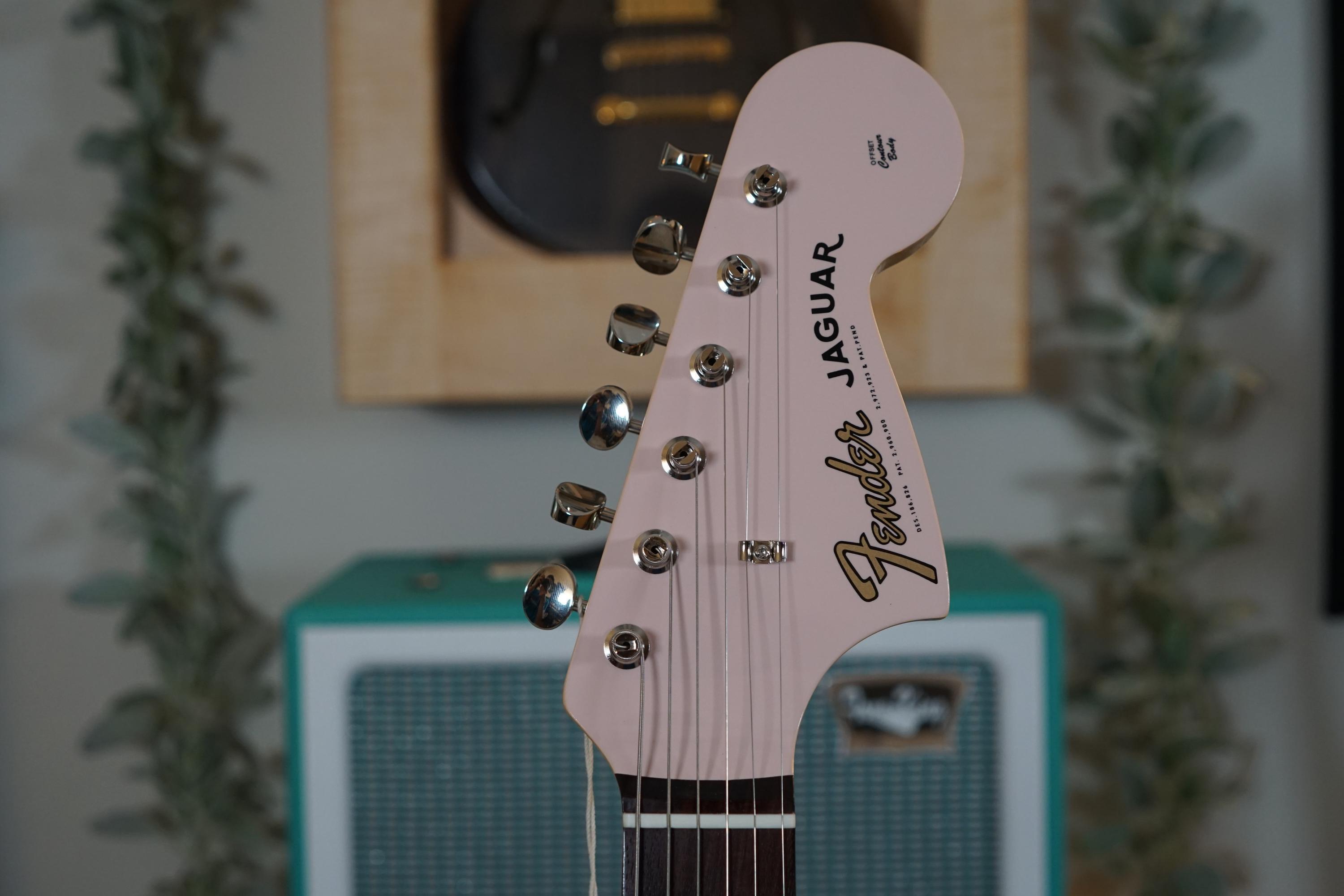 Used Fender Japan FSR Shell Pink Jaguar - Sweetwater's Gear Exchange