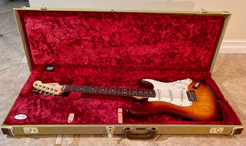 Used Fender 2012 American Standard Stratocaster SSS Sienna Burst with