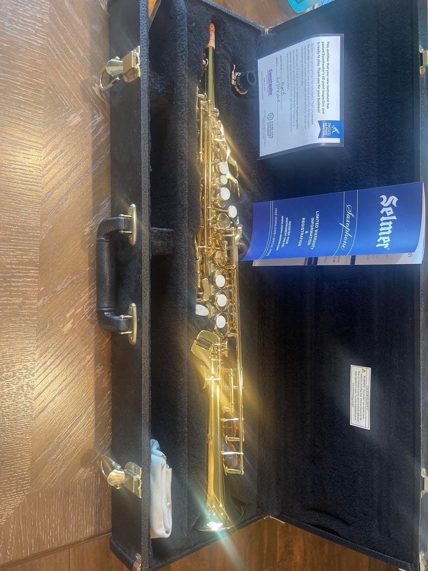 Used Selmer SSS311 Soprano Saxophone Clear Sweetwater's Gear Exchange