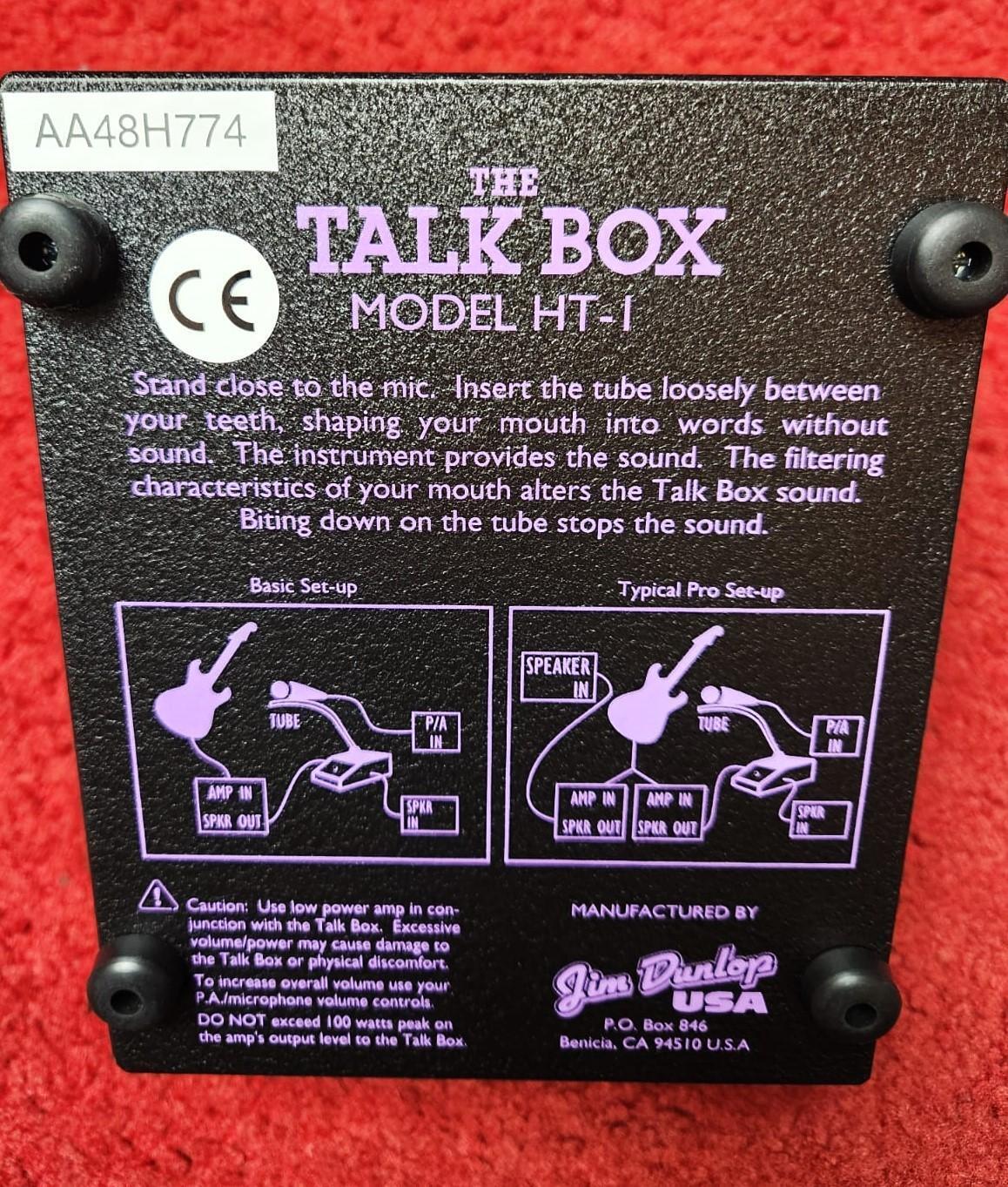 【希少】Jim Dunlop USA TALK BOX HT-1 大幅値下げ Jim Dunlop HT-1 Heil Talk Box Talking Modulator Effects
