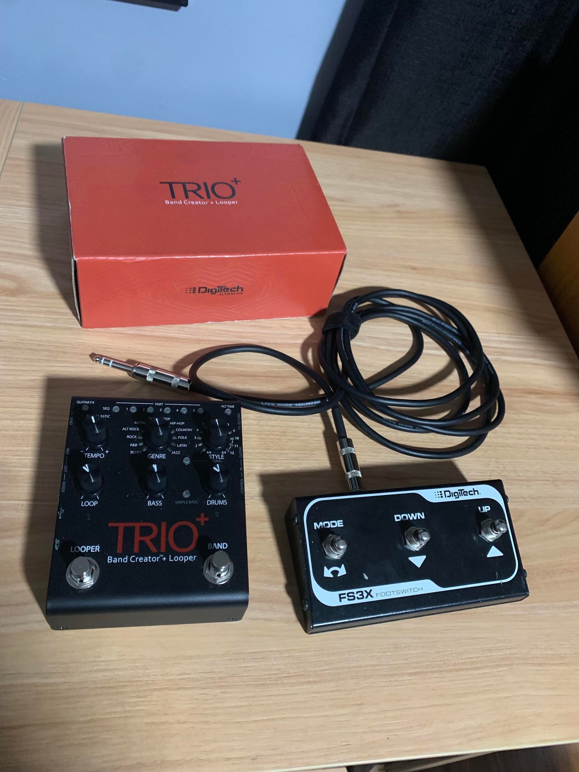Used Digitech Trio+ Band Creator and Looper Pedal