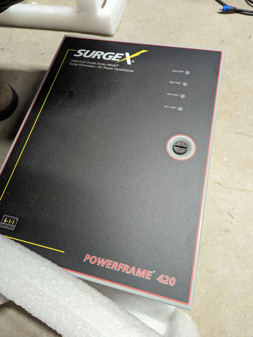 Used SurgeX Powerframe 420 Surge Eliminator & Power Conditioner Brand