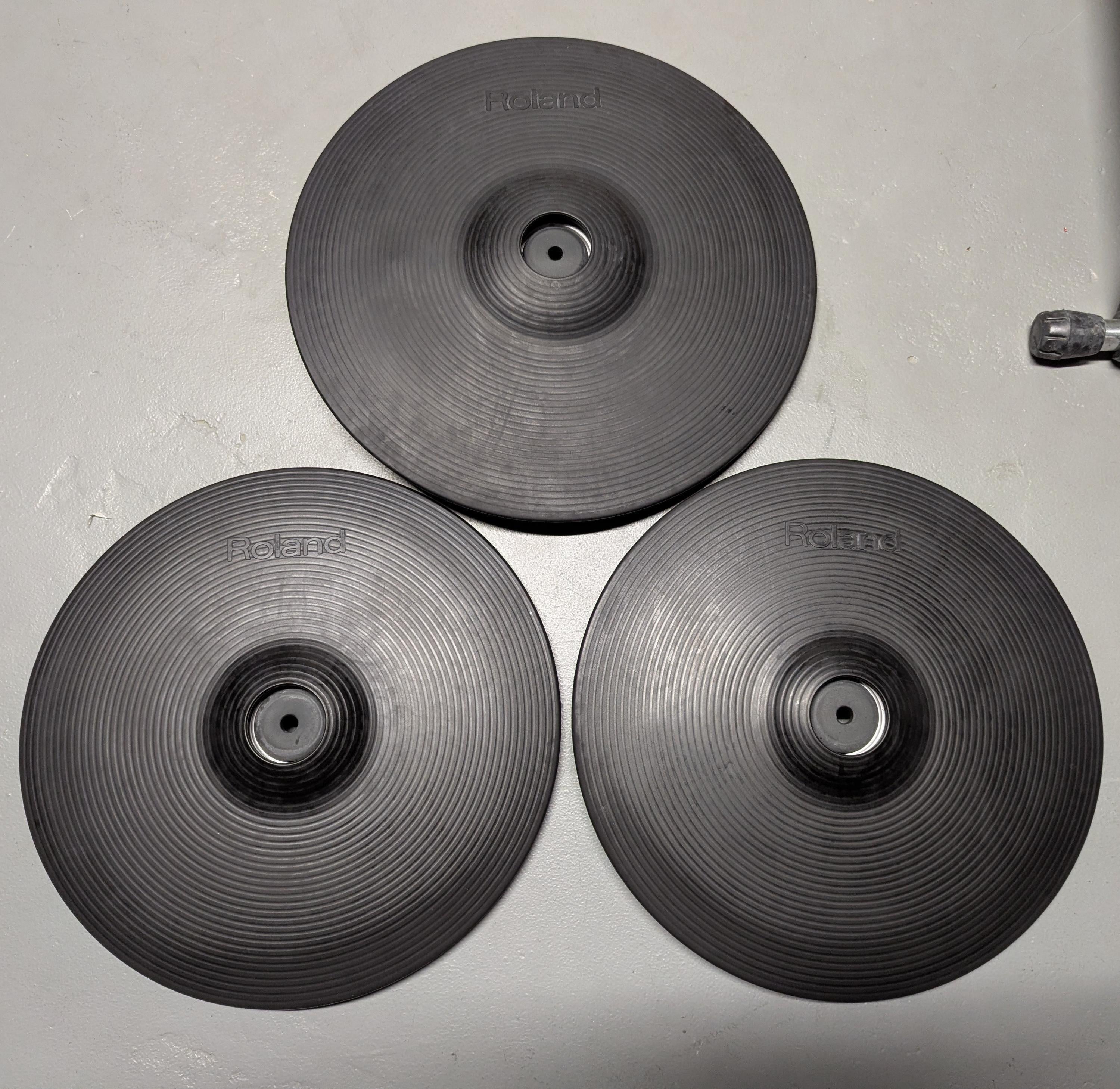 Roland CY-13R ライド CY-12C × 2 クラッシュ Used Roland CY-13R V-Ride / CY-12C - Sweetwater's Gear Exchange