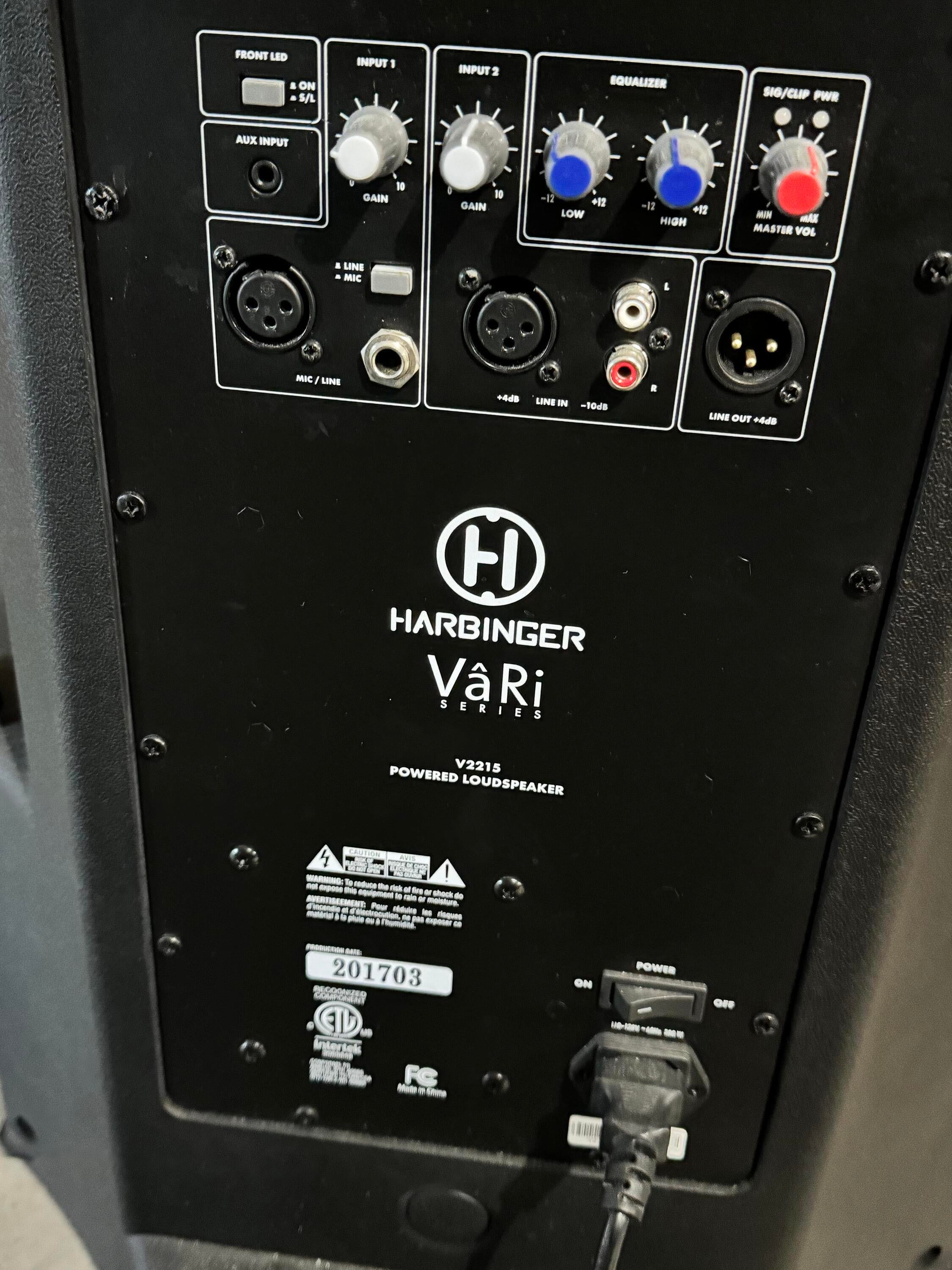 Harbinger vari hot sale series v2112