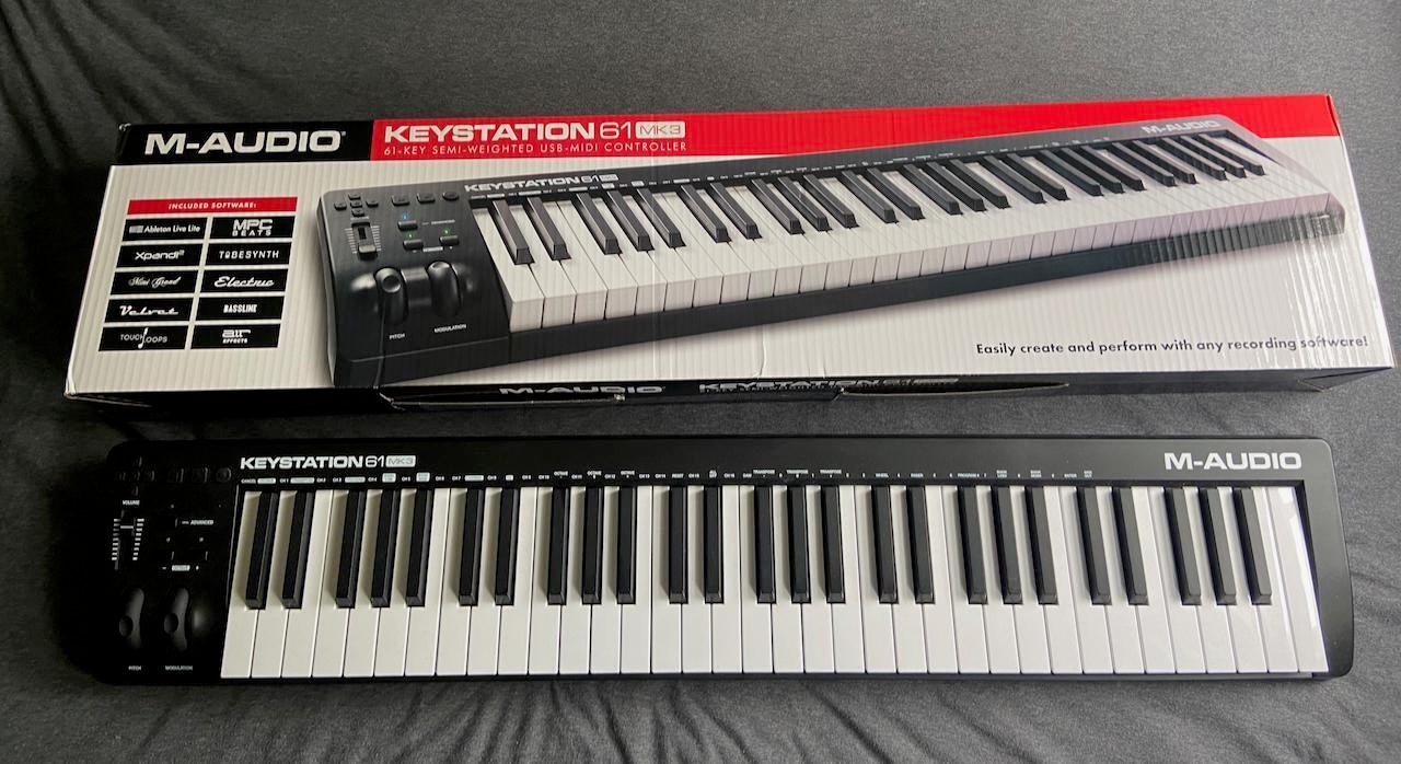 Used M-Audio Keystation 61 MK3 61-key Keyboard Controller