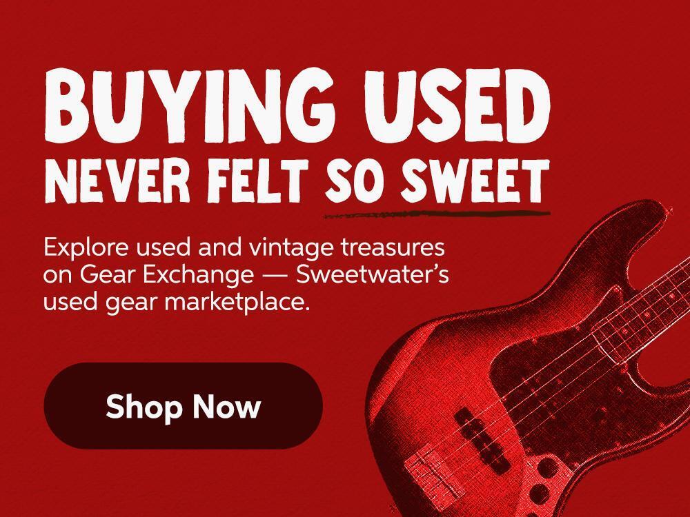Buying used never felt so sweet. Explore used and vintage treasures on Gear Exchange — Sweetwater's used gear marketplace. Click to shop now.