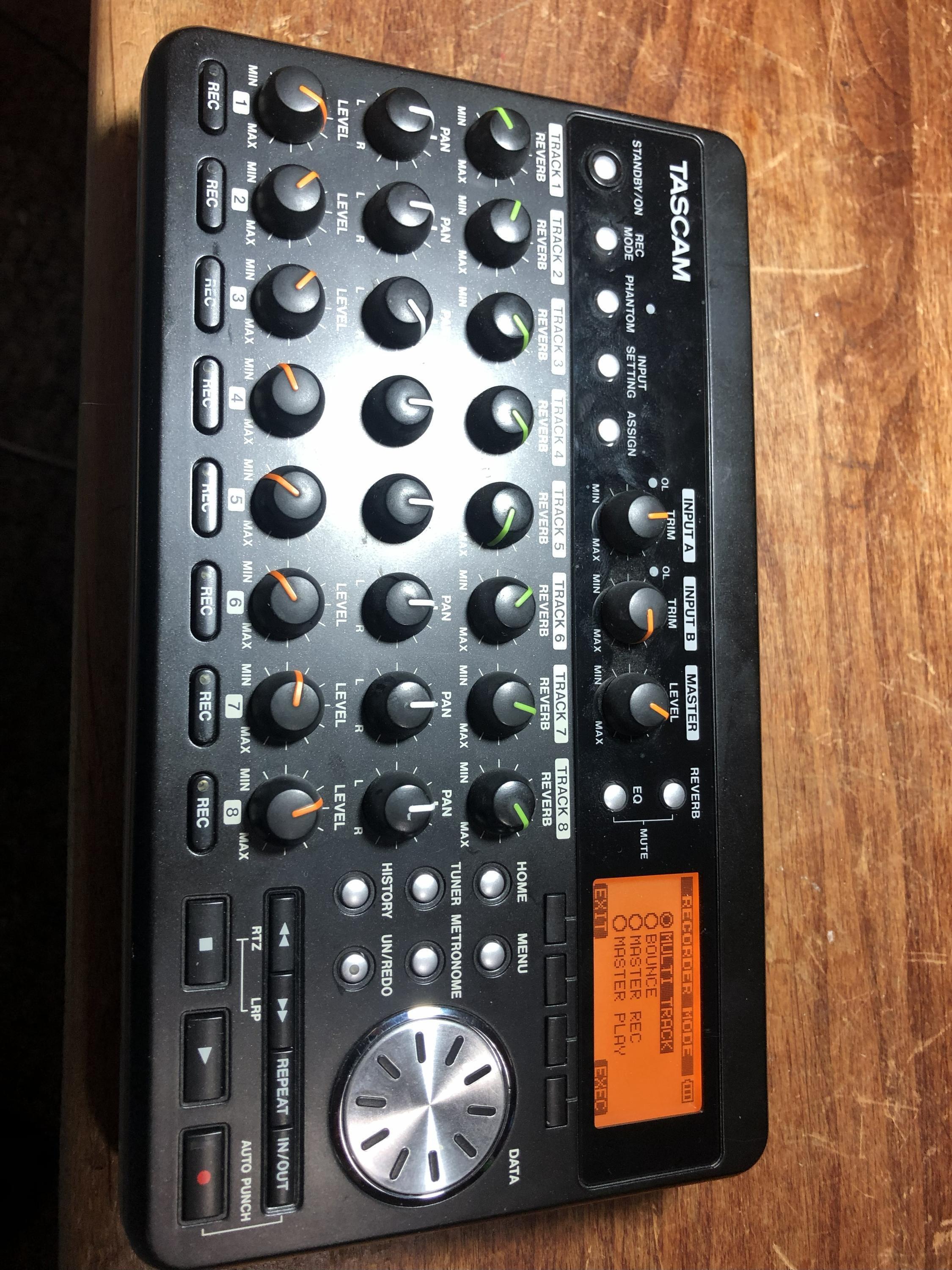 Used Tascam DP-008 8-track Digital - Sweetwater's Gear Exchange