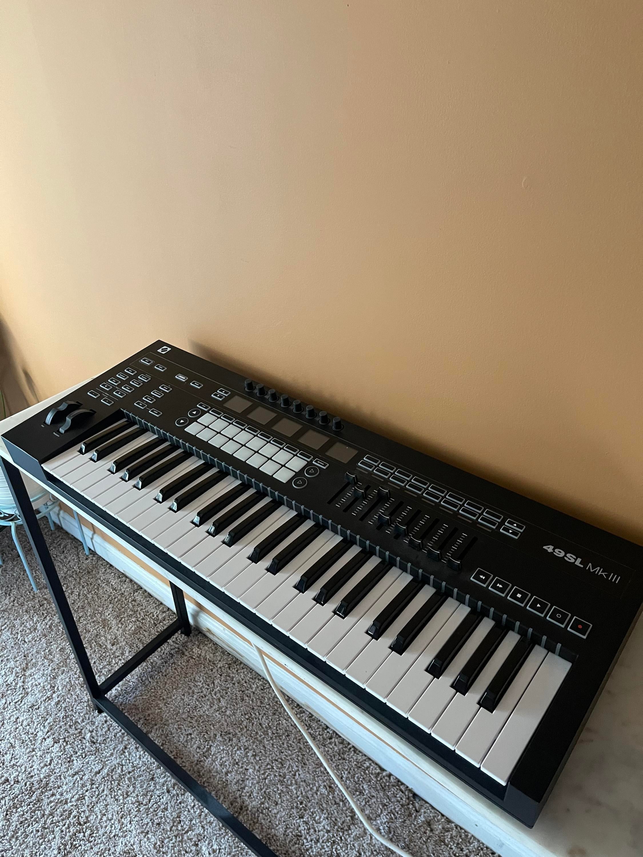 Used Novation 49SL MkIII 49-key Keyboard Controller with Sequencer