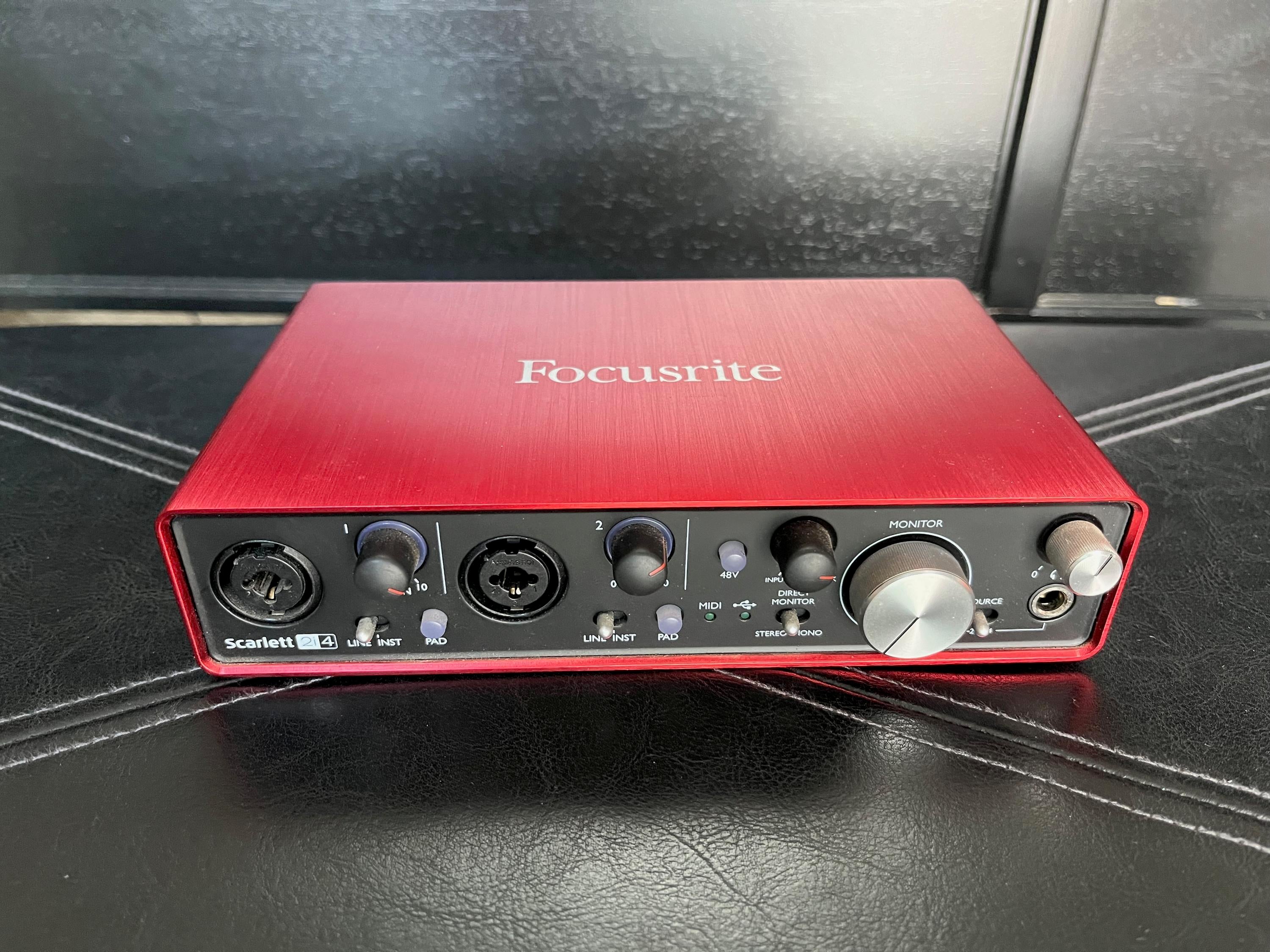 Focusrite Used Focusrite Scarlett 2i4 USB Audio Interface 2nd Gen