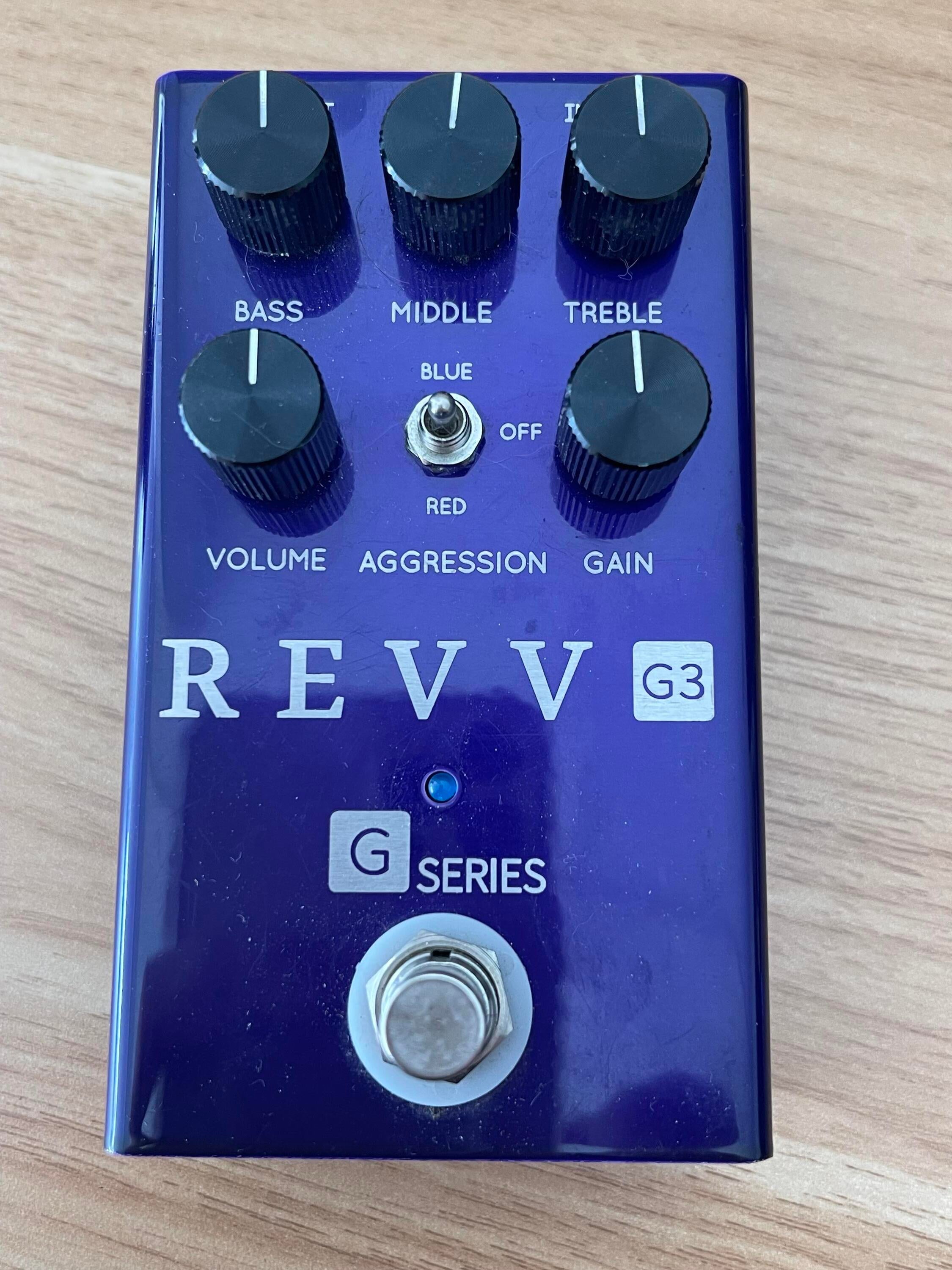 Used Revv G3 Purple Channel Preamp/Overdrive/Distortion Pedal