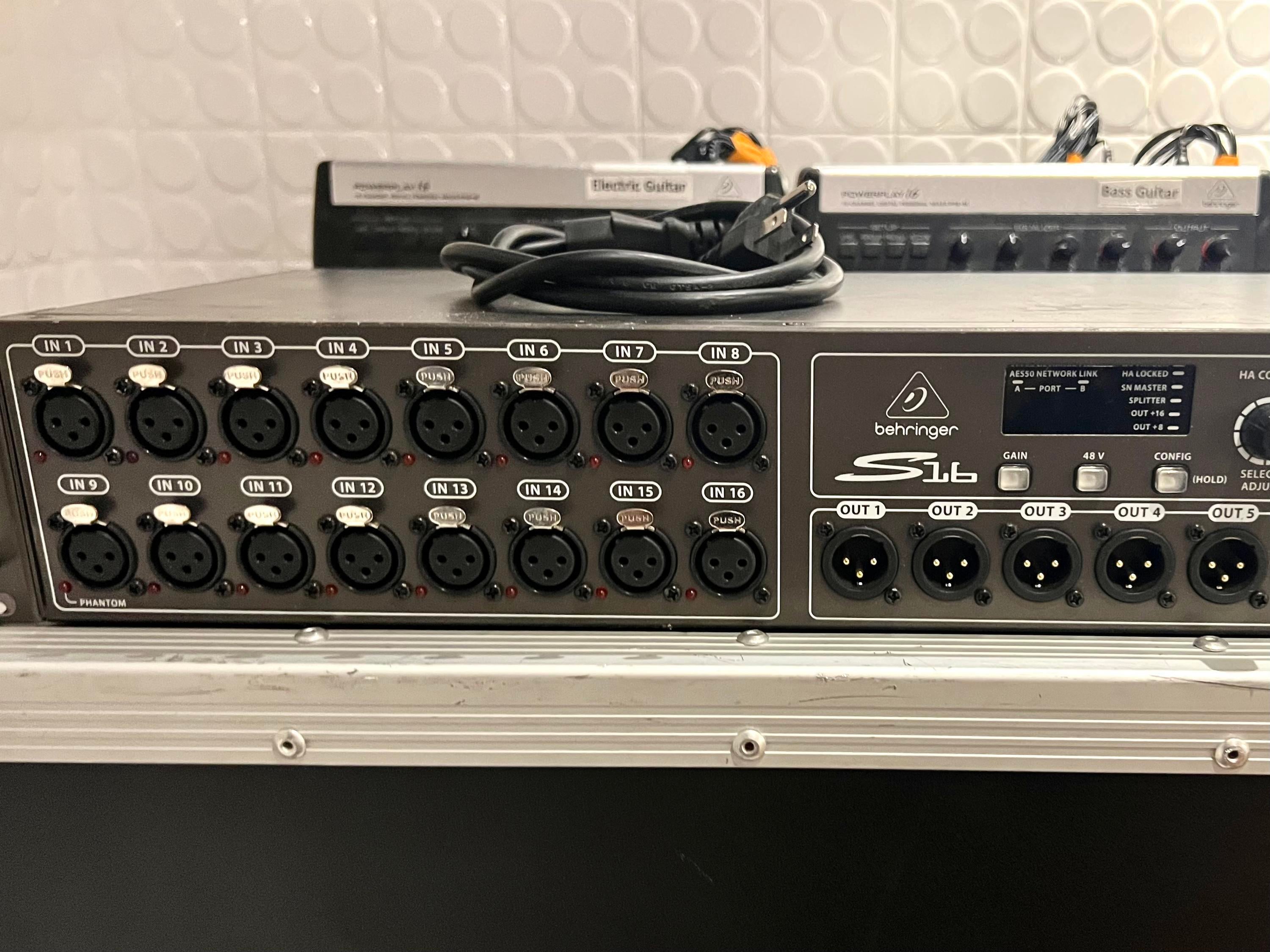 配信機器・PA機器・レコーディング機器 Behringer s16 Amazon.co.jp: BEHRINGER ベリンガー DIGITAL SNAKE S16 X32専用