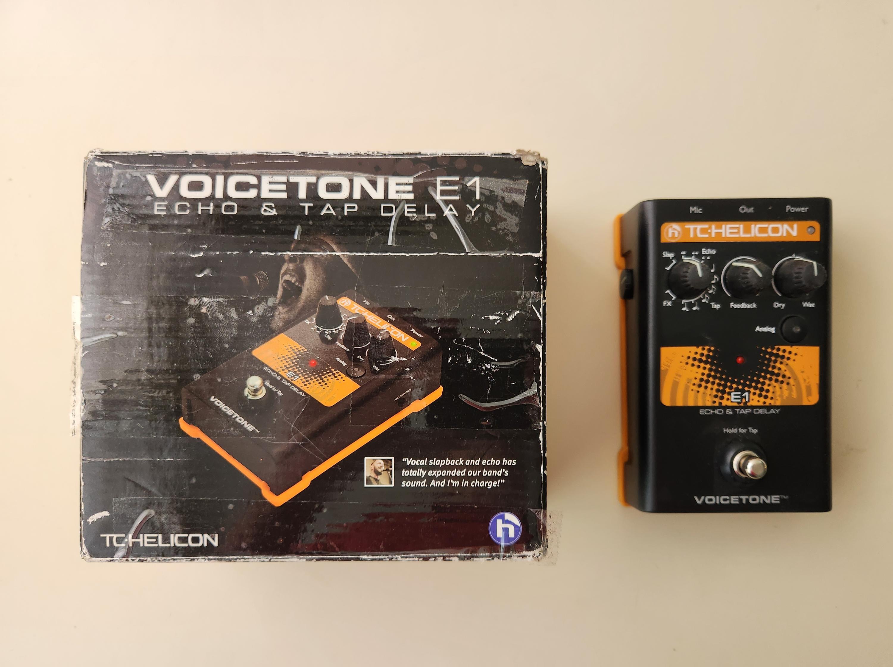 Used TC-Helicon VoiceTone E1 Vocal Echo and - Sweetwater's Gear