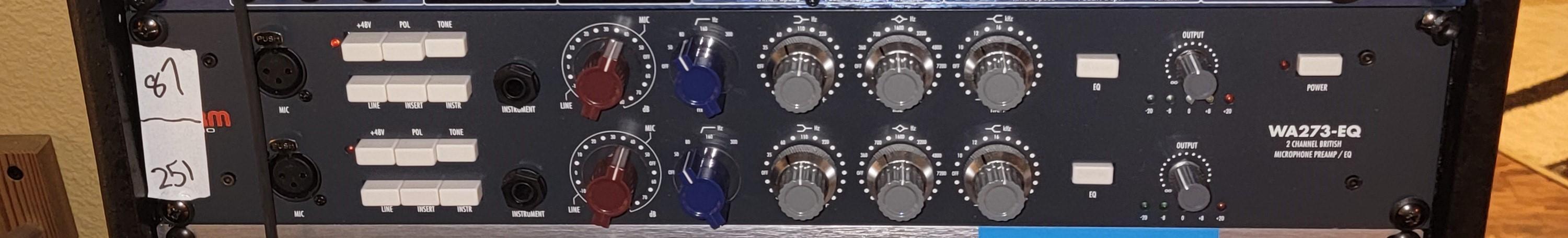 Used Warm Audio WA273-EQ 2-channel - Sweetwater's Gear Exchange