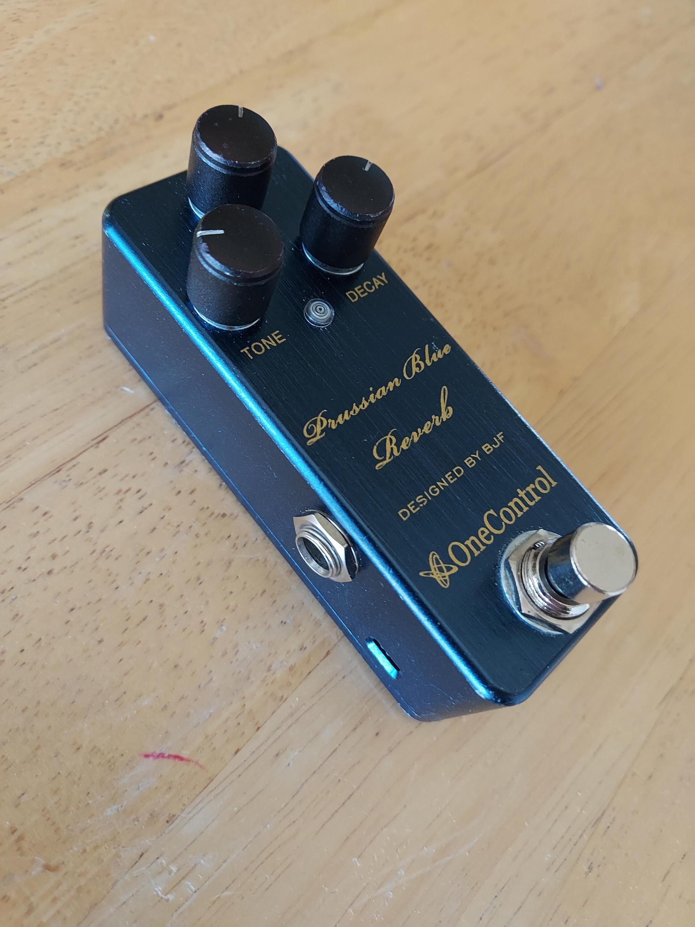 Used One Control BJF Prussian Blue Reverb