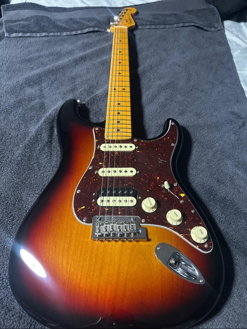 American Professional II Stratocaster HSS - 3 Color Sunburst with Maple Fingerboard
