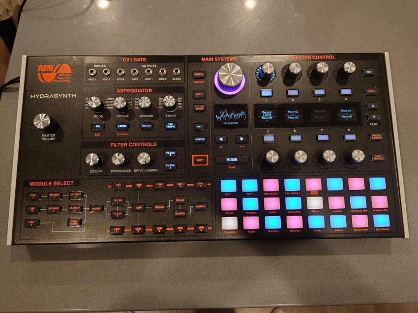 Used ASM Hydrasynth Desktop 8voice Sweetwater's Gear Exchange