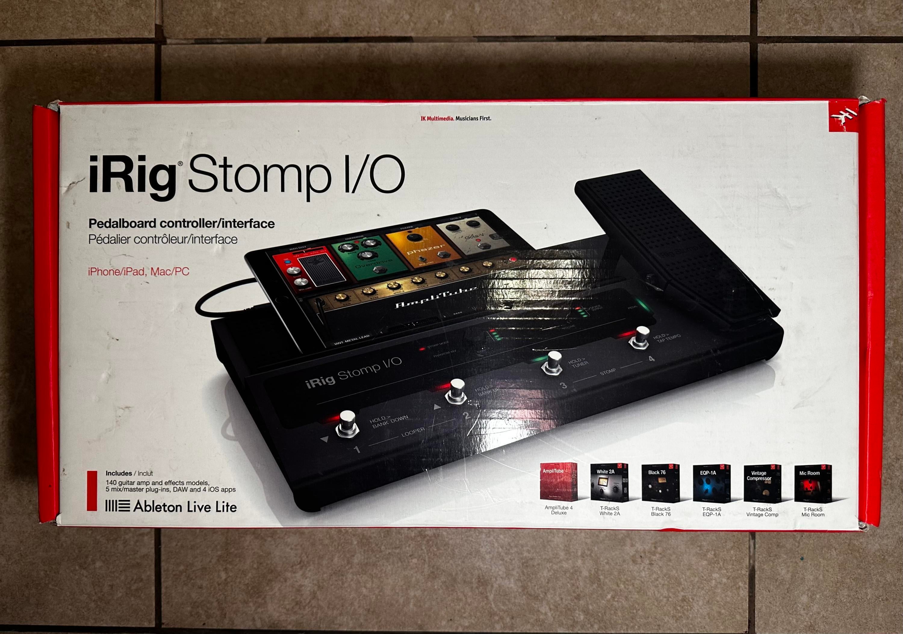 Used IK Multimedia iRig Stomp I/O - Sweetwater's Gear Exchange