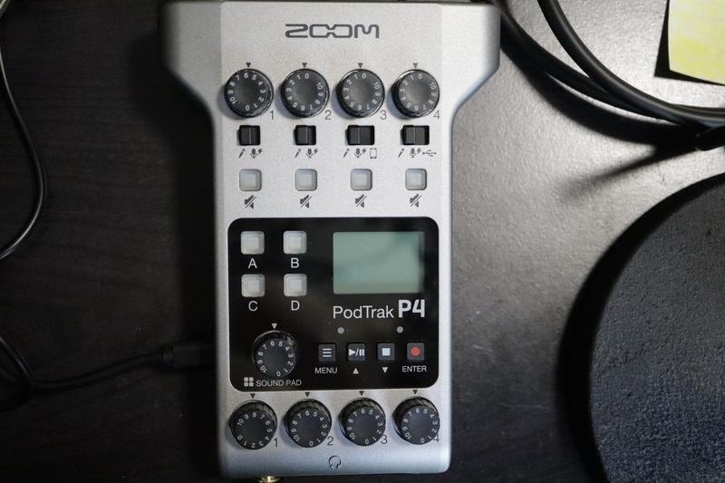 Used Zoom PodTrak P4 4-input Ultimate Recorder for Podcasting