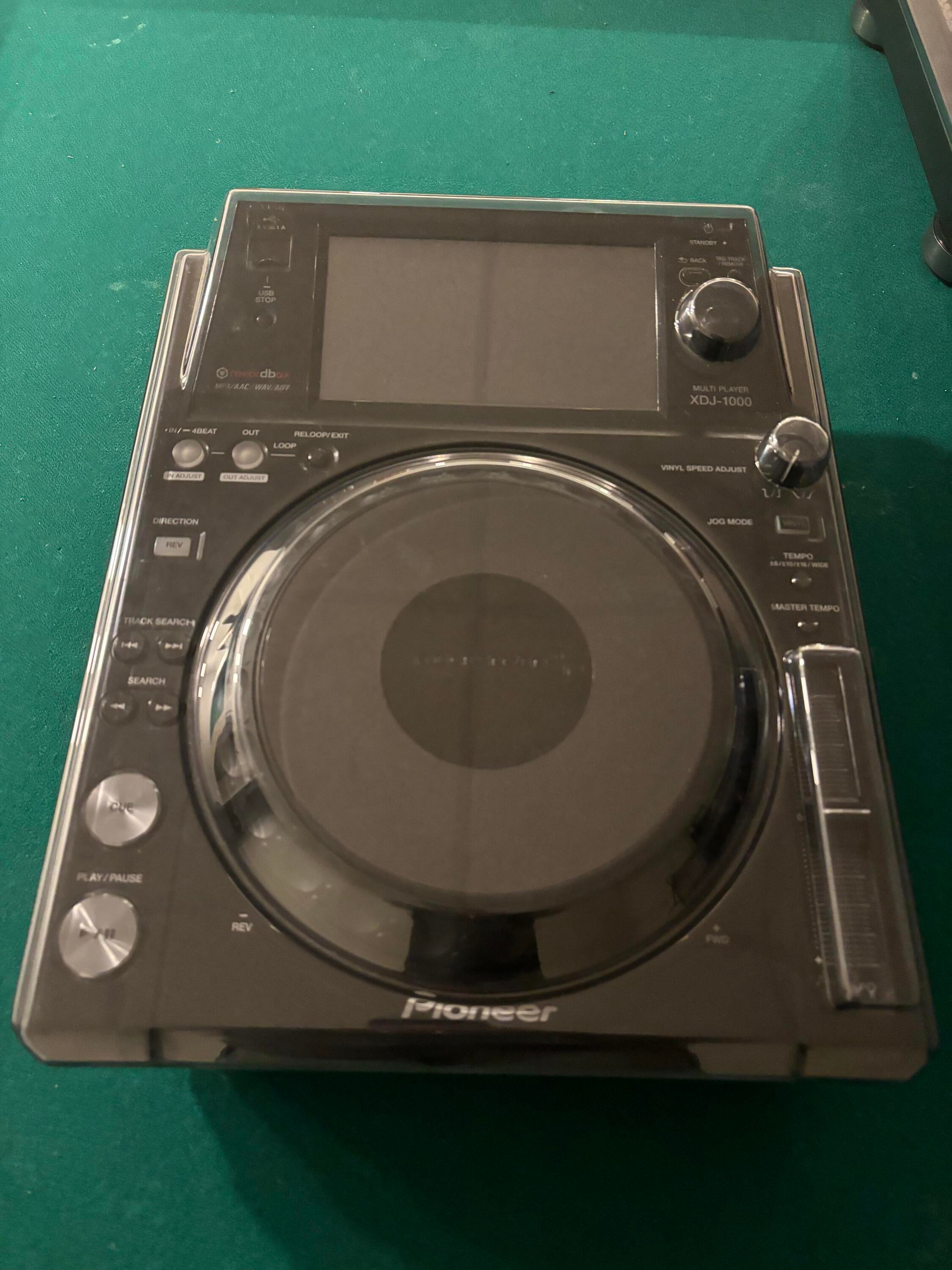 Used Pioneer DJ XDJ-1000 with Decksaver (x2)